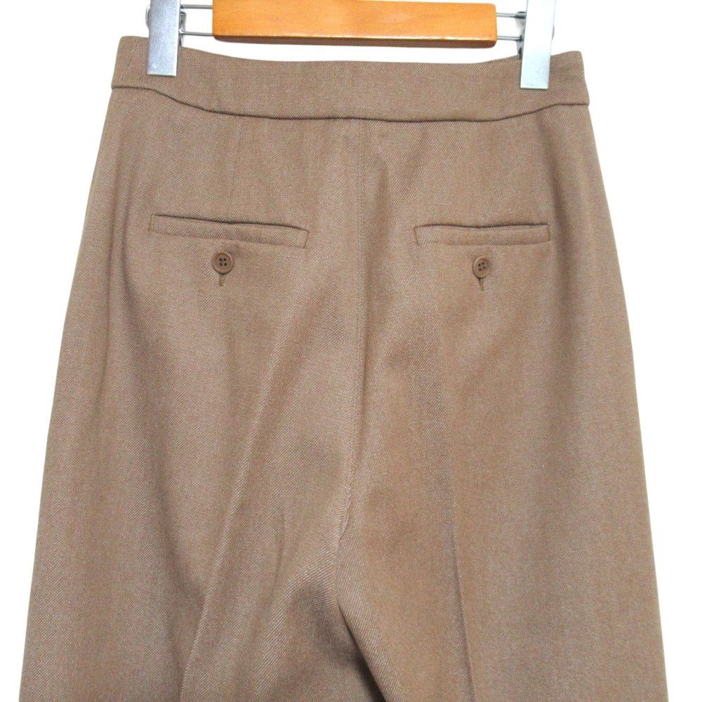 Max Mara Max Mara Max Mara Virgin Wool Cropped Wide Slacks Textile Bottoms DUTY FREE for USA Size ONE SIZE - 4 Thumbnail