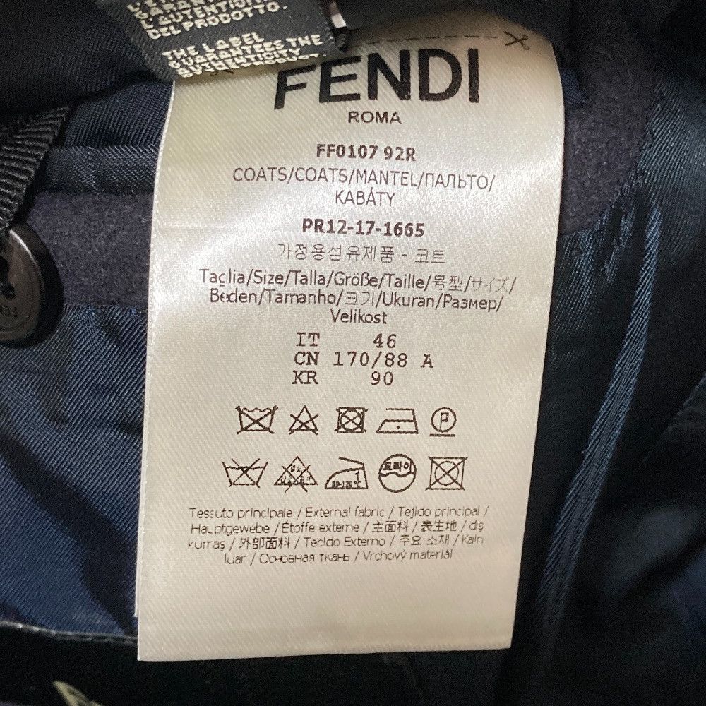 Fendi Fendi Fendi Melton Coat Textile Outerwear DUTY FREE for USA Size ONE SIZE - 8 Thumbnail