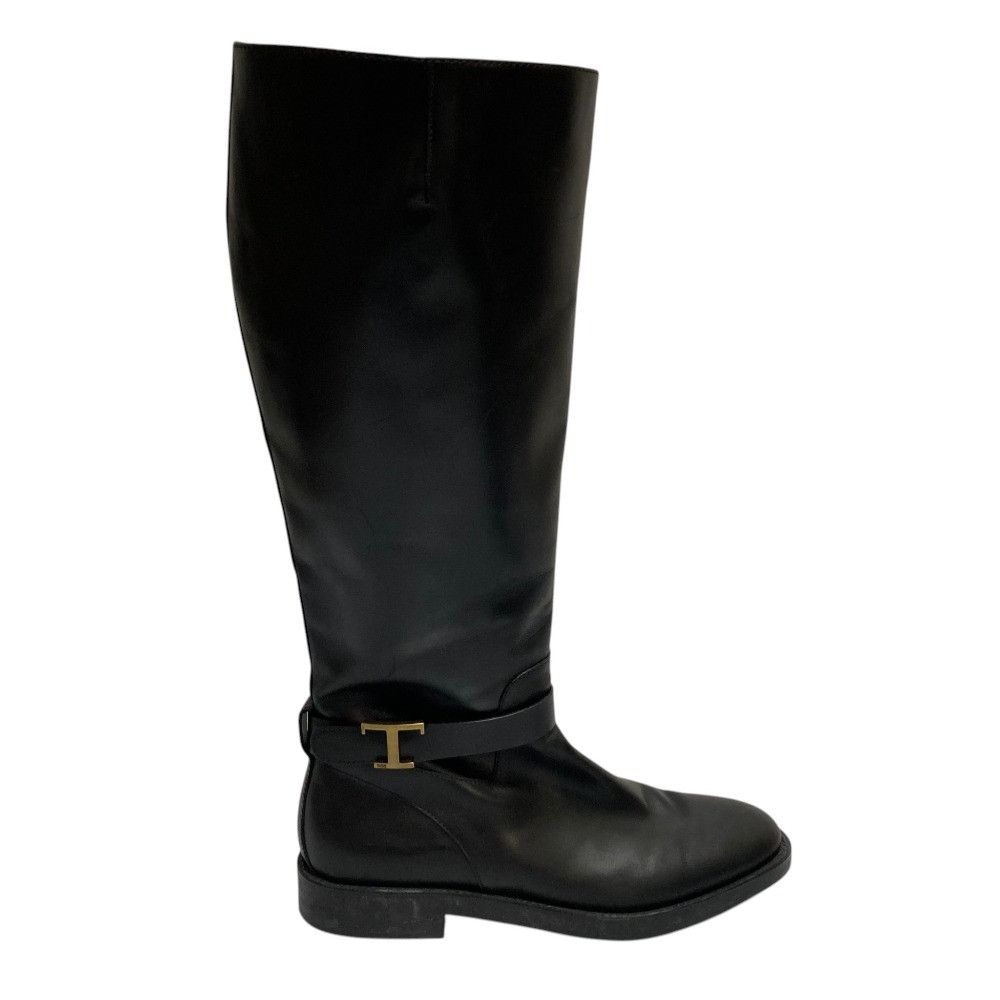 Tod's Tod's Tod’s T Timeless Leather Long Boots Leather Shoes DUTY FREE for USA Size ONE SIZE - 5 Thumbnail