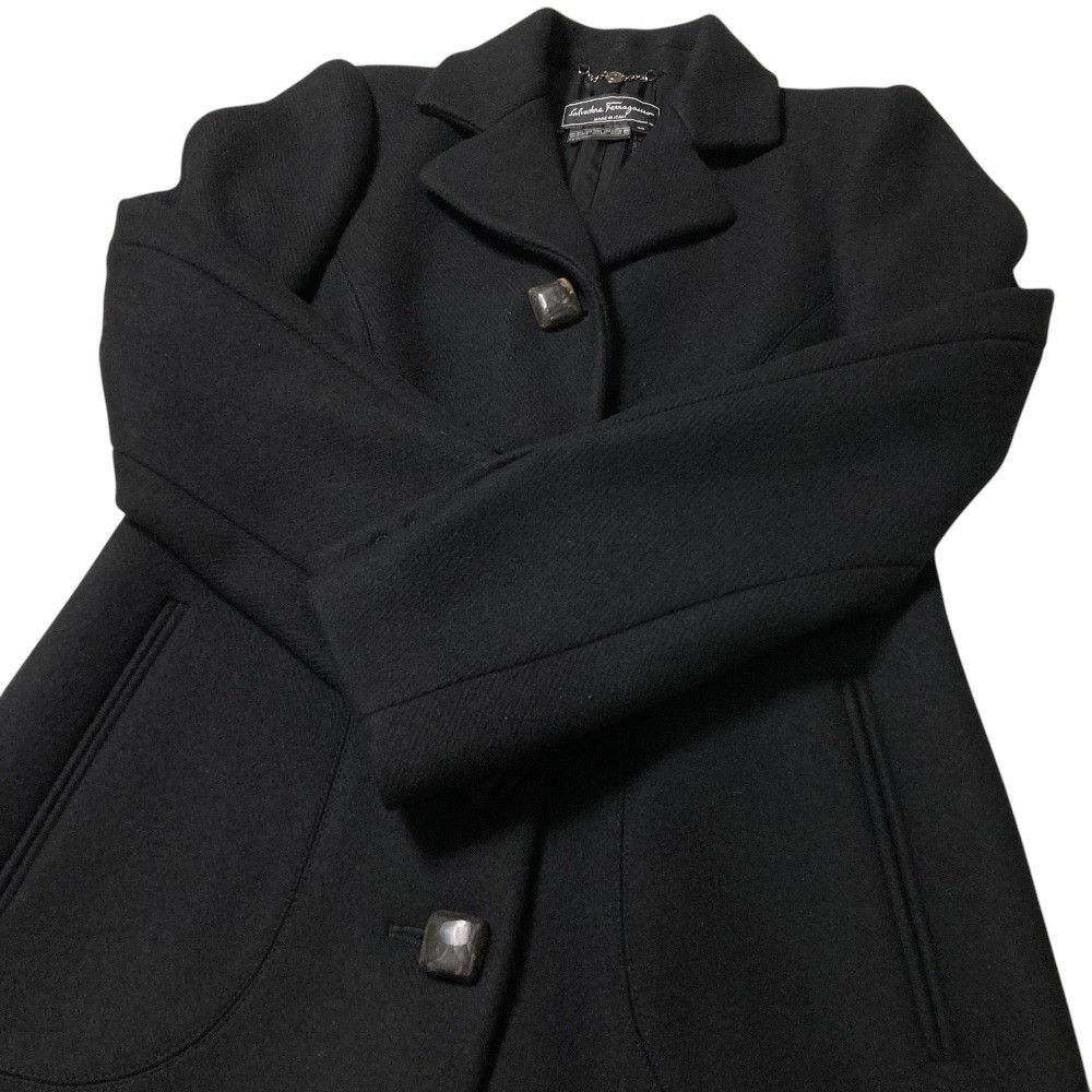 Salvatore Ferragamo Salvatore Ferragamo Salvatore Ferragamo Wool Cashmere Coat Textile Outerwear DUTY FREE for USA Size ONE SIZE - 5 Thumbnail