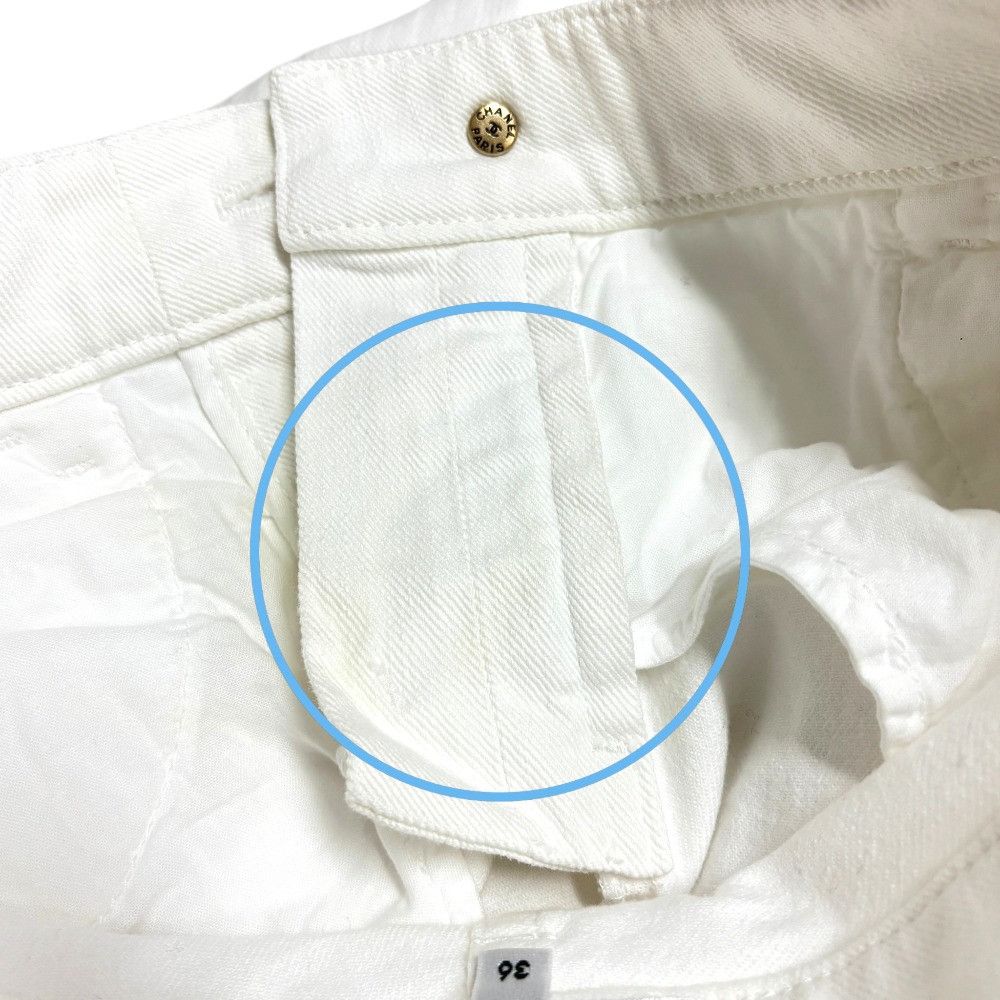 Chanel Chanel Chanel Denim Pants Textile Jeans P60583 DUTY FREE for USA Size ONE SIZE - 12 Thumbnail