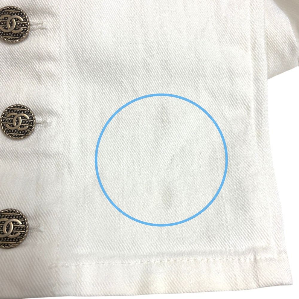 Chanel Chanel Chanel Denim Pants Textile Jeans P60583 DUTY FREE for USA Size ONE SIZE - 13 Thumbnail