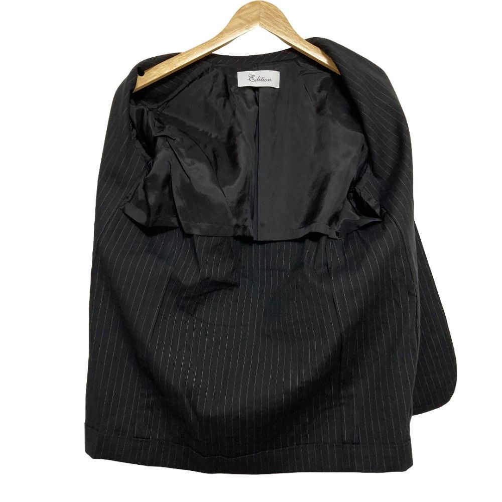 Other Other Edition Linen Blend Collarless Jacket Wrap Skirt Setup Textile Suits 34075107022 DUTY FREE for USA Size ONE SIZE - 3 Thumbnail