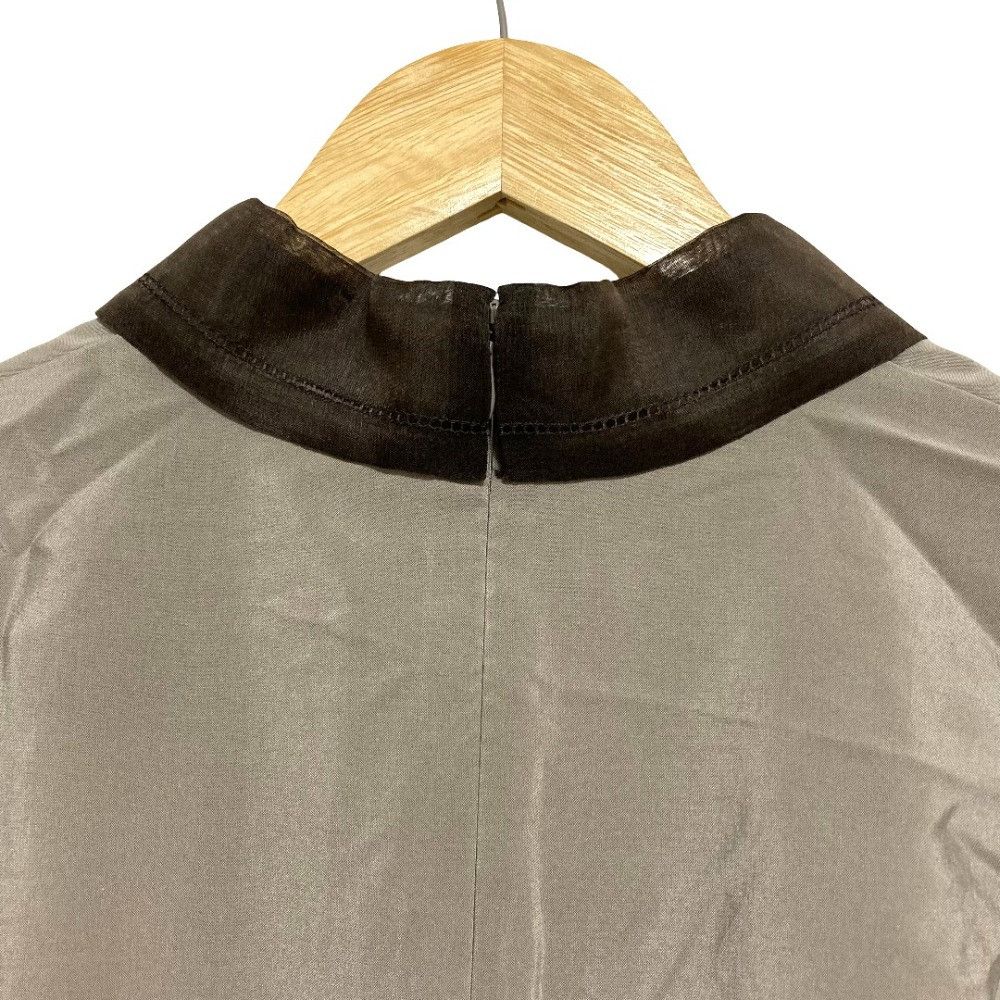 Other Other ebure Powdery Silk Organdy Detail Blouse Textile Tops 4210700630 DUTY FREE for USA Size ONE SIZE - 5 Thumbnail