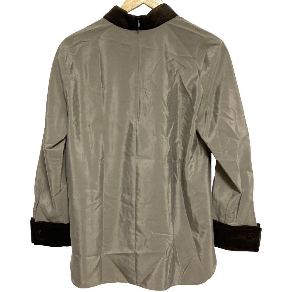 Other Other ebure Powdery Silk Organdy Detail Blouse Textile Tops 4210700630 DUTY FREE for USA Size ONE SIZE - 2 Thumbnail