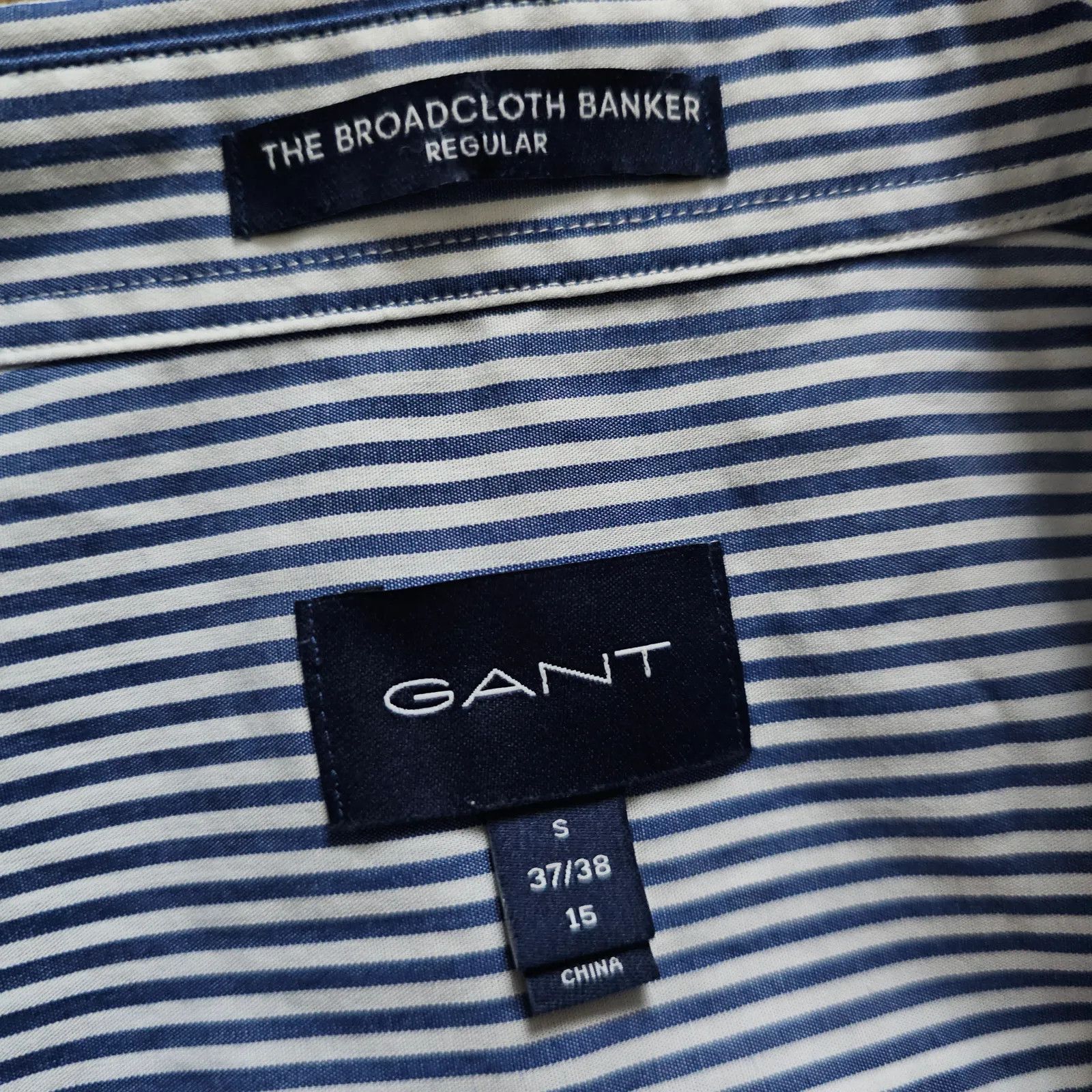Gant Gant Broadcloth Banker Regular fit Shirt Size US S / EU 44-46 / 1 - 2 Thumbnail