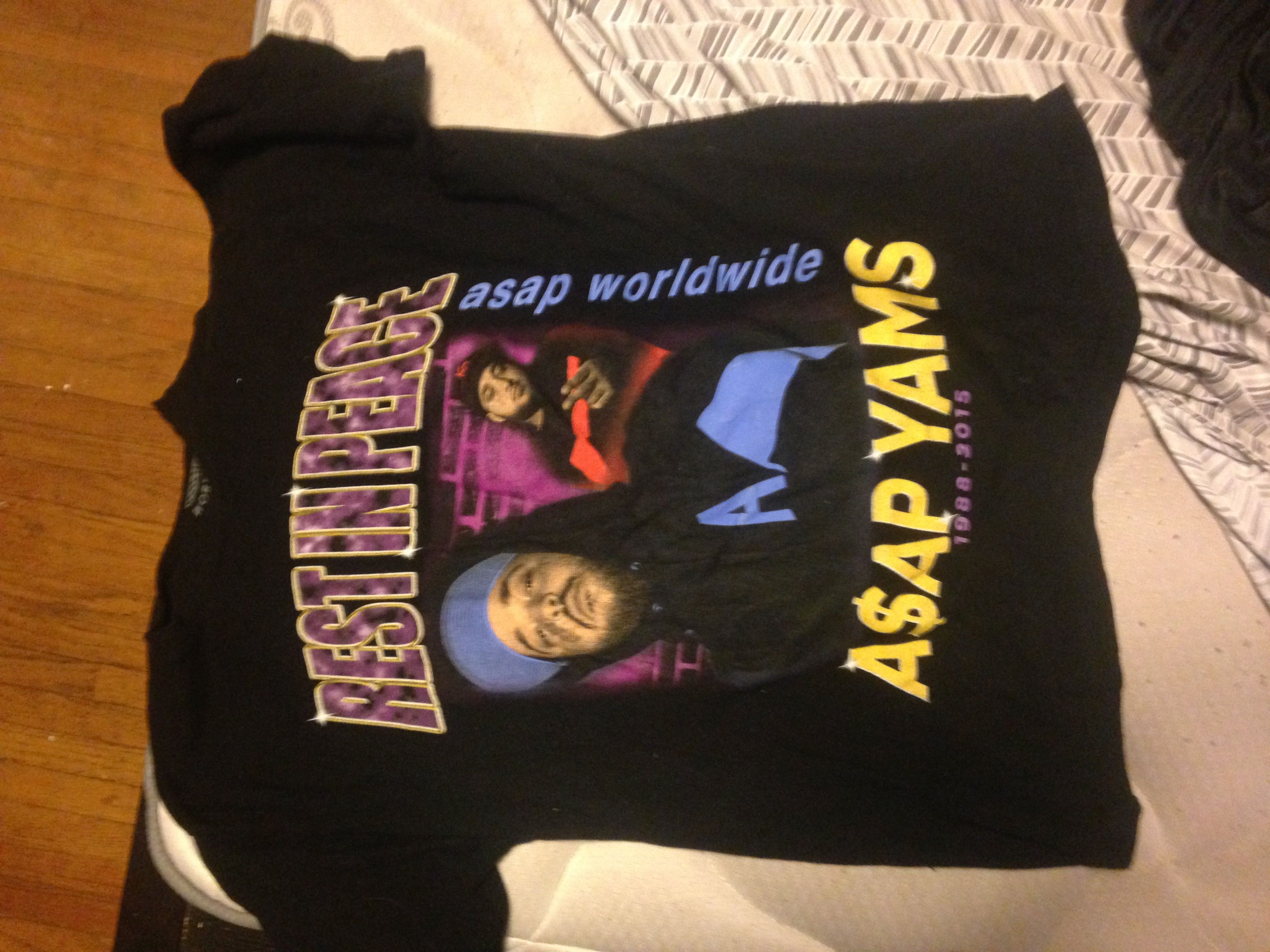 Asap Rocky RIP ASAP YAMS T SHIRT Grailed