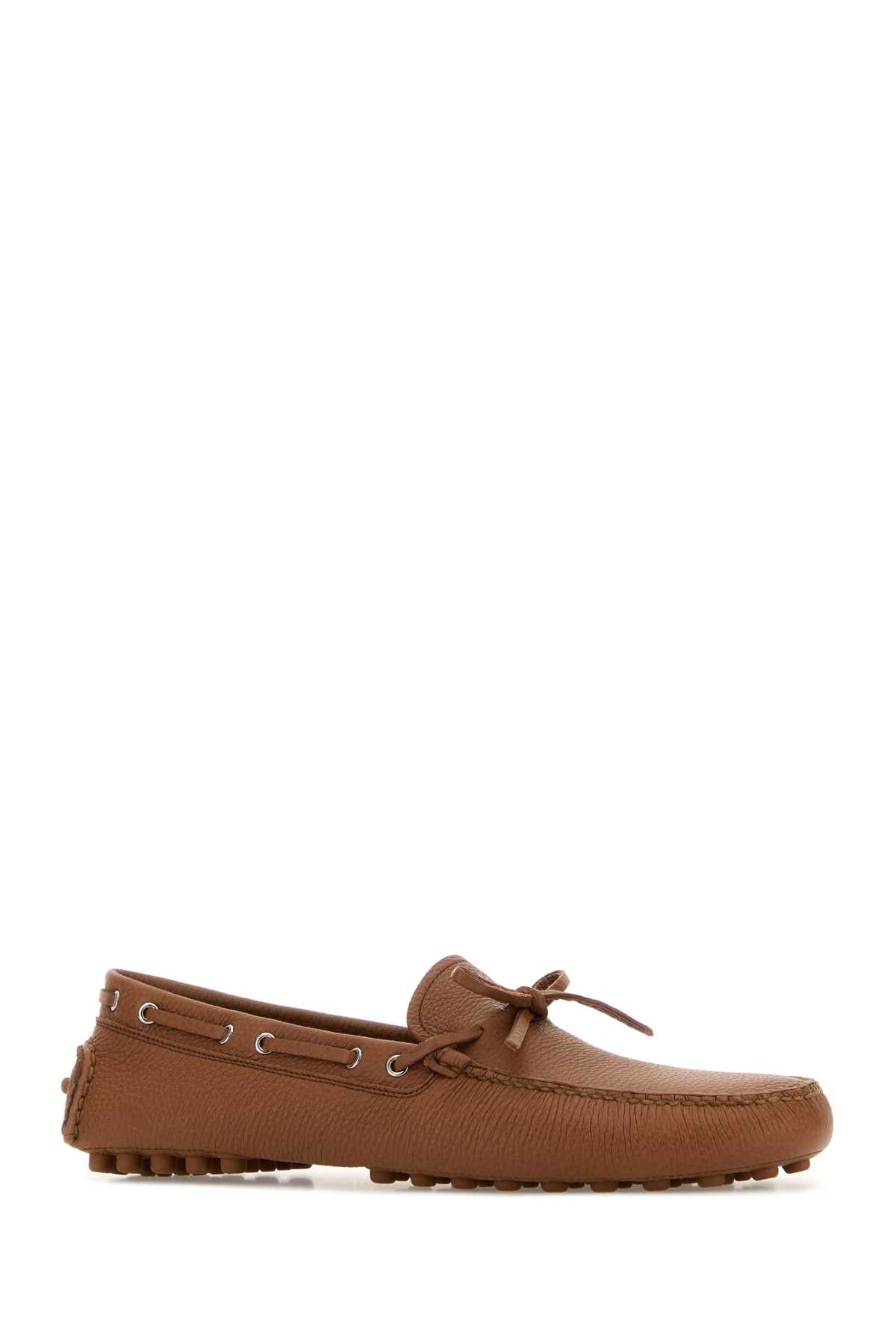 Prada Caramel Leather Loafers Size US 8 / EU 41 - 2 Thumbnail