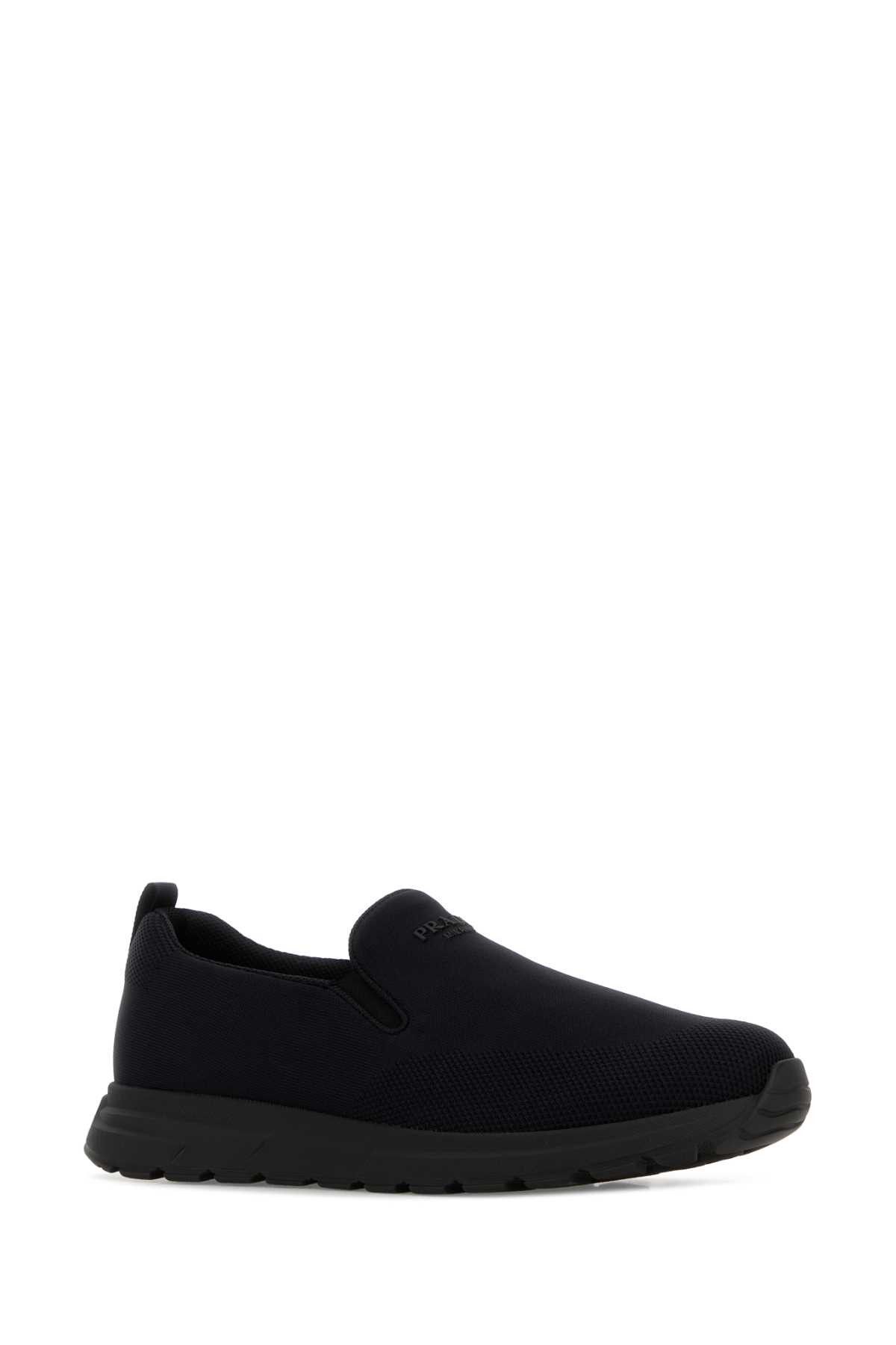 Prada Black Jersey Slip Ons Size US 10 / EU 43 - 2 Thumbnail