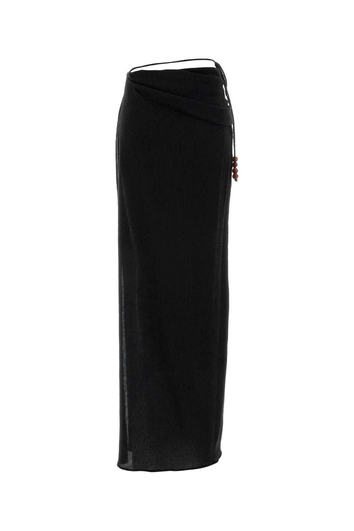 Magda Butrym Black Jersey Skirt Size 27" / US 4 / IT 40 - 2 Thumbnail