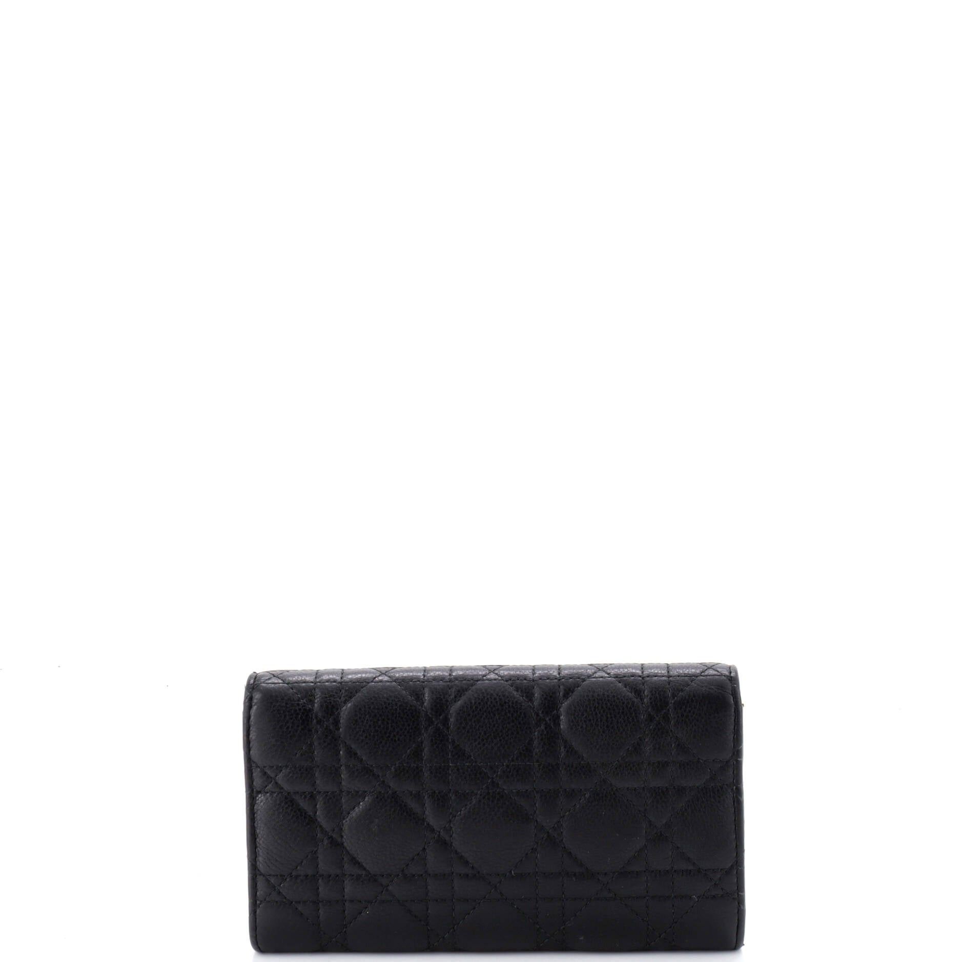 Dior Caro Flap Wallet Size ONE SIZE - 3 Thumbnail