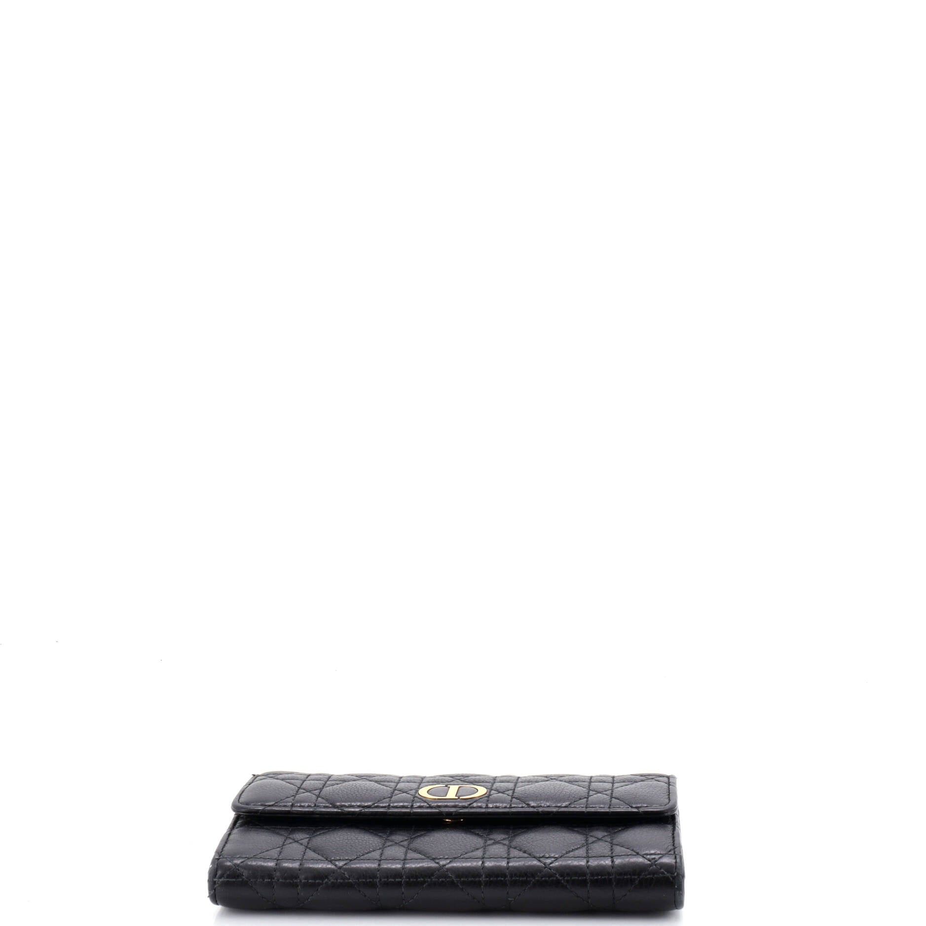 Dior Caro Flap Wallet Size ONE SIZE - 4 Thumbnail