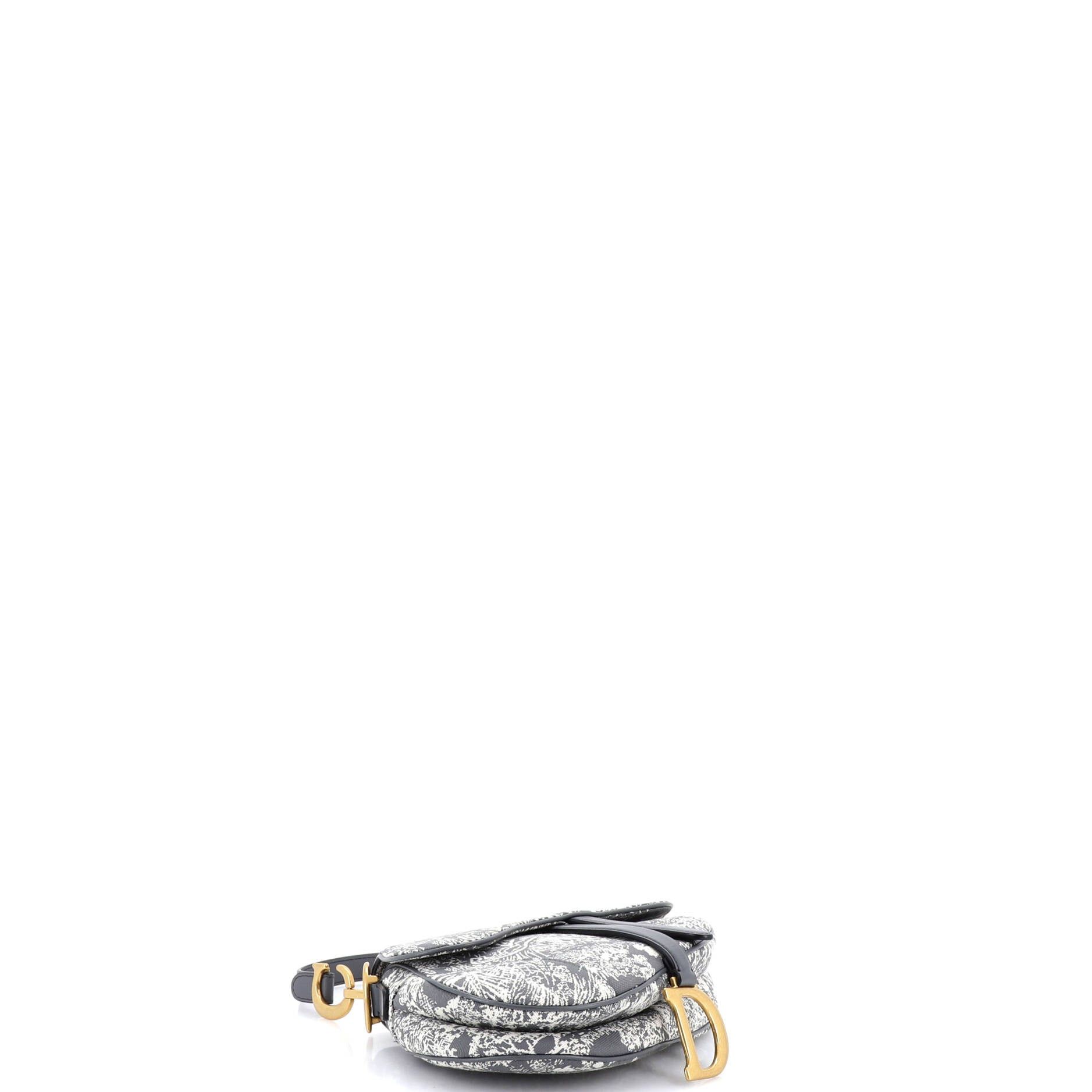 Dior Toile De Jouy Saddle Bag Size ONE SIZE - 4 Thumbnail