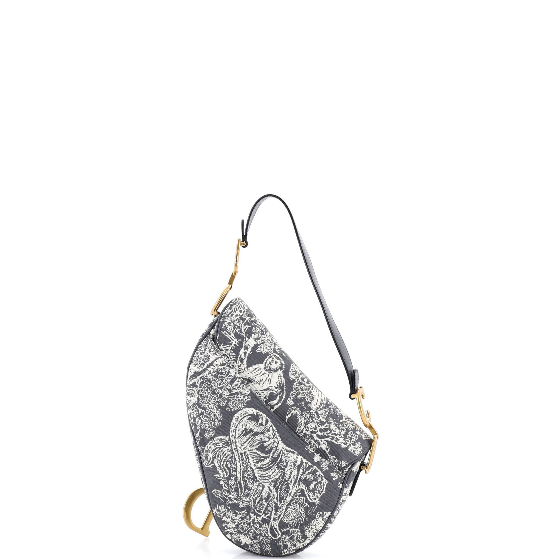 Dior Toile De Jouy Saddle Bag Size ONE SIZE - 3 Thumbnail