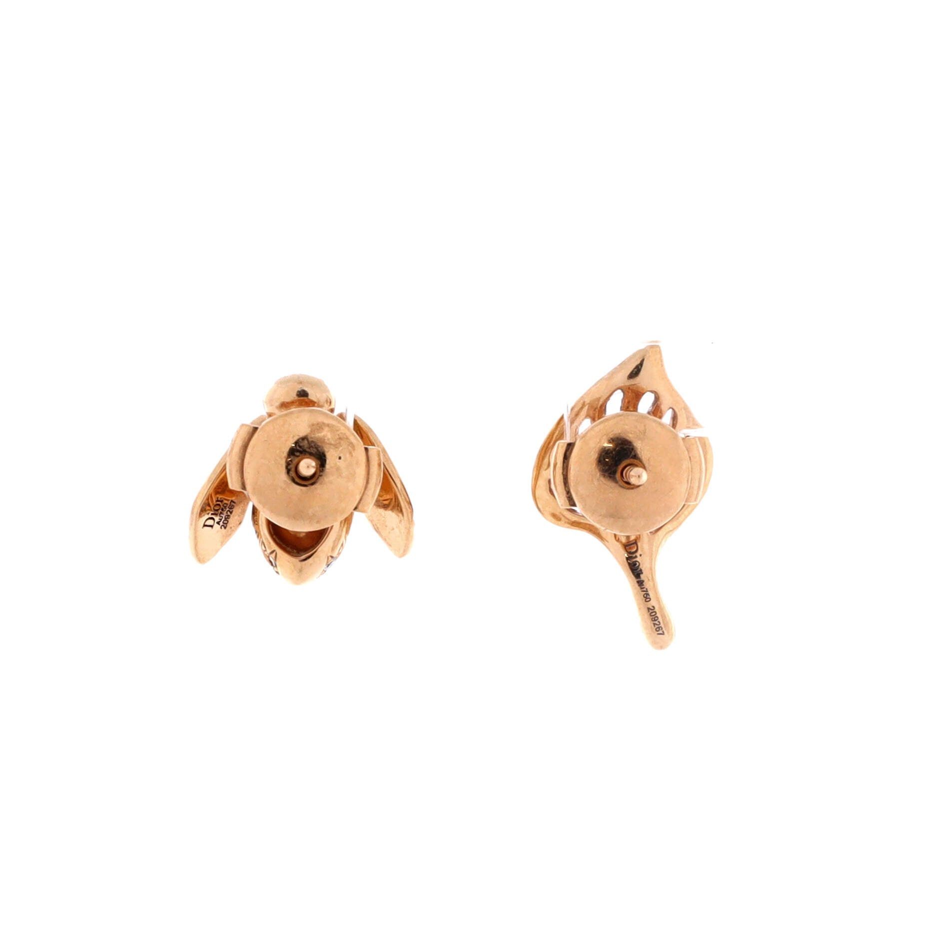 Dior La Rose Dior Pre Catelan Earrings Size ONE SIZE - 3 Thumbnail