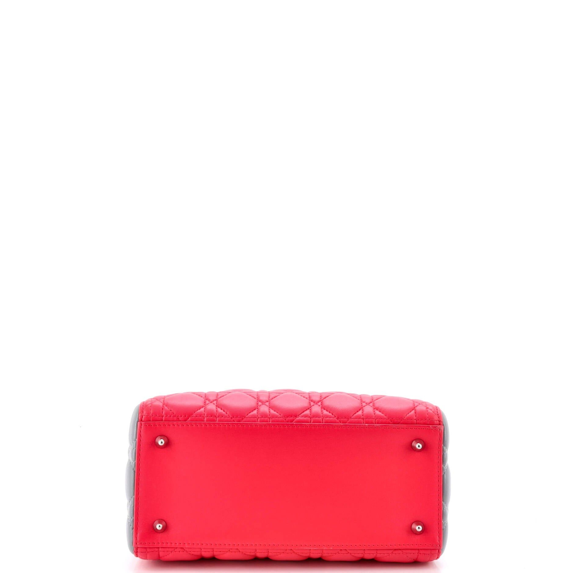 Dior Tricolor Lady Dior Bag Size ONE SIZE - 4 Thumbnail