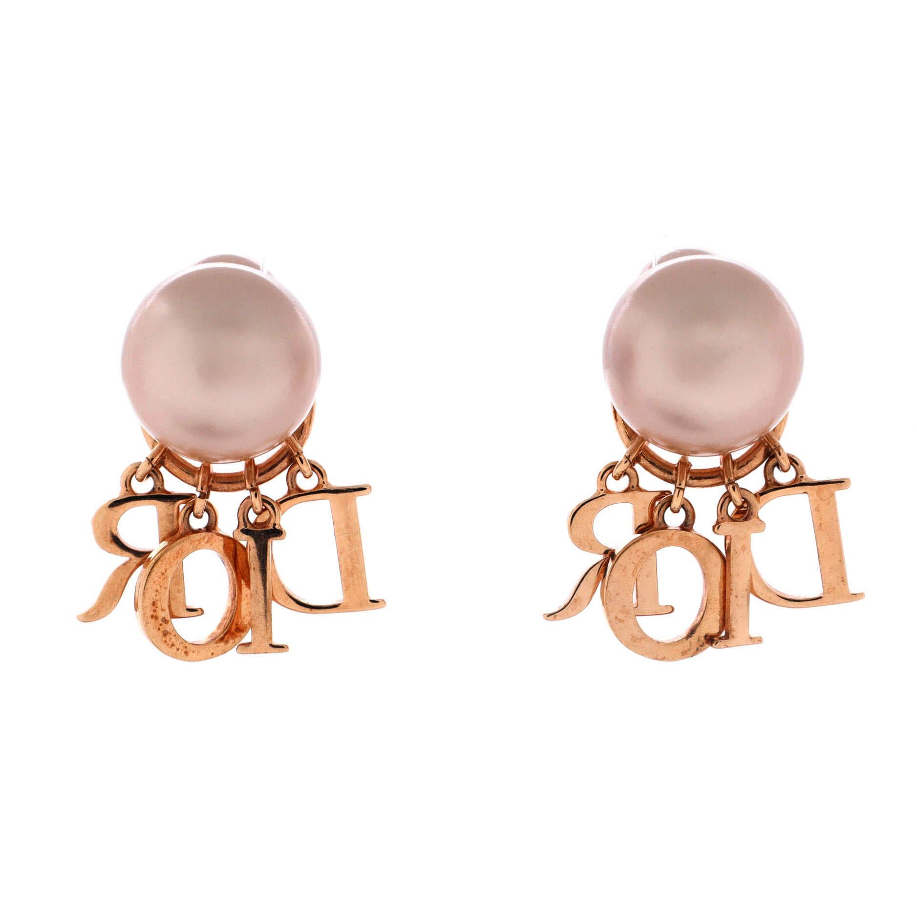 Dior Tribales Dangle Dior Logo Stud Earrings Size ONE SIZE - 3 Thumbnail