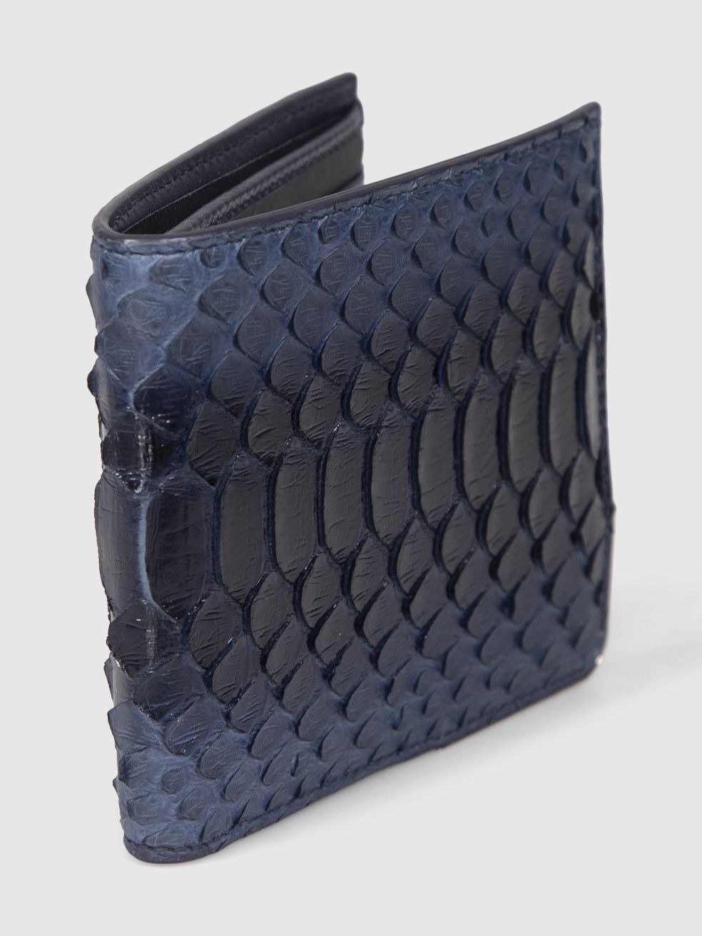 Dior Dior Homme Navy Python Bifold Wallet Size ONE SIZE - 2 Thumbnail