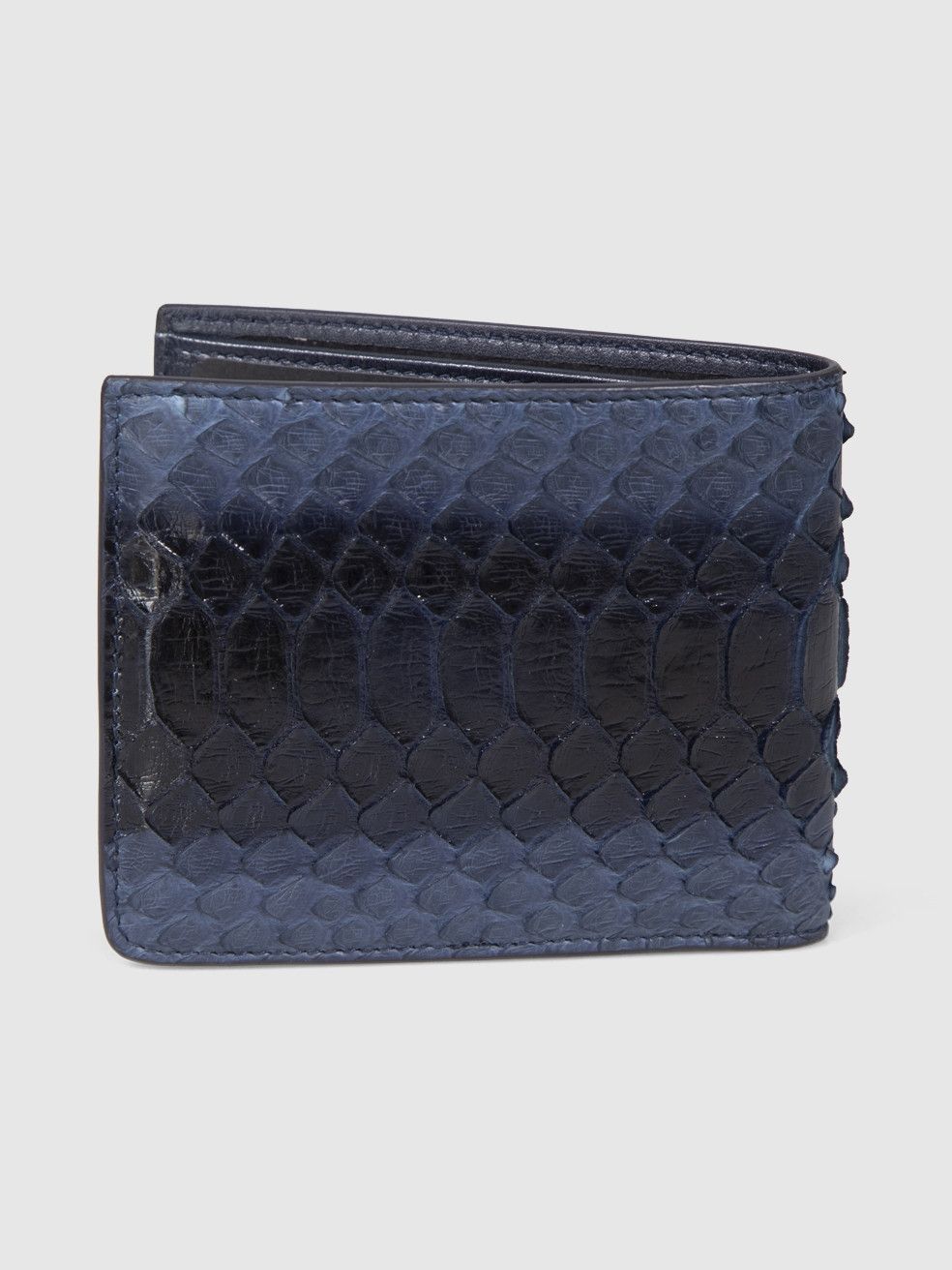 Dior Dior Homme Navy Python Bifold Wallet Size ONE SIZE - 3 Thumbnail