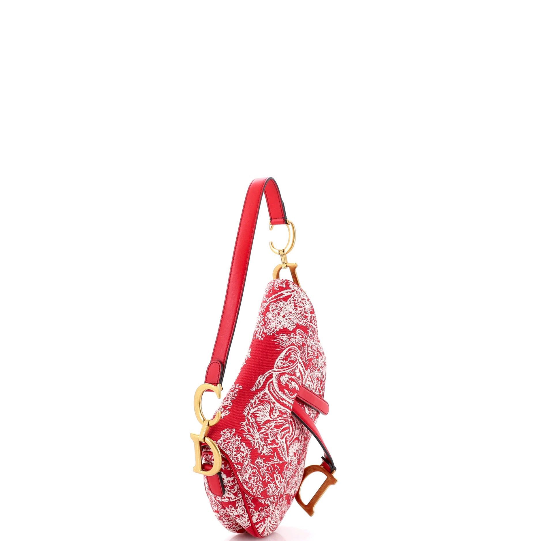 Dior Toile De Jouy Saddle Bag Size ONE SIZE - 2 Thumbnail