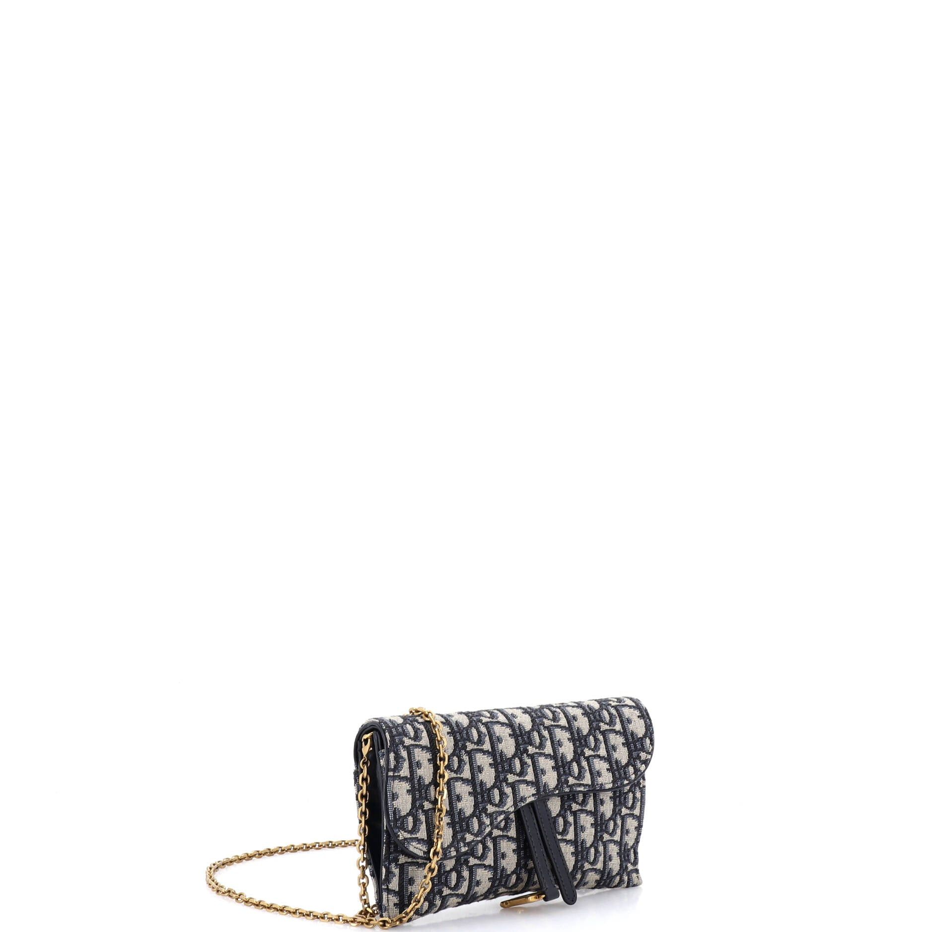 Dior Saddle Chain Wallet Size ONE SIZE - 3 Thumbnail