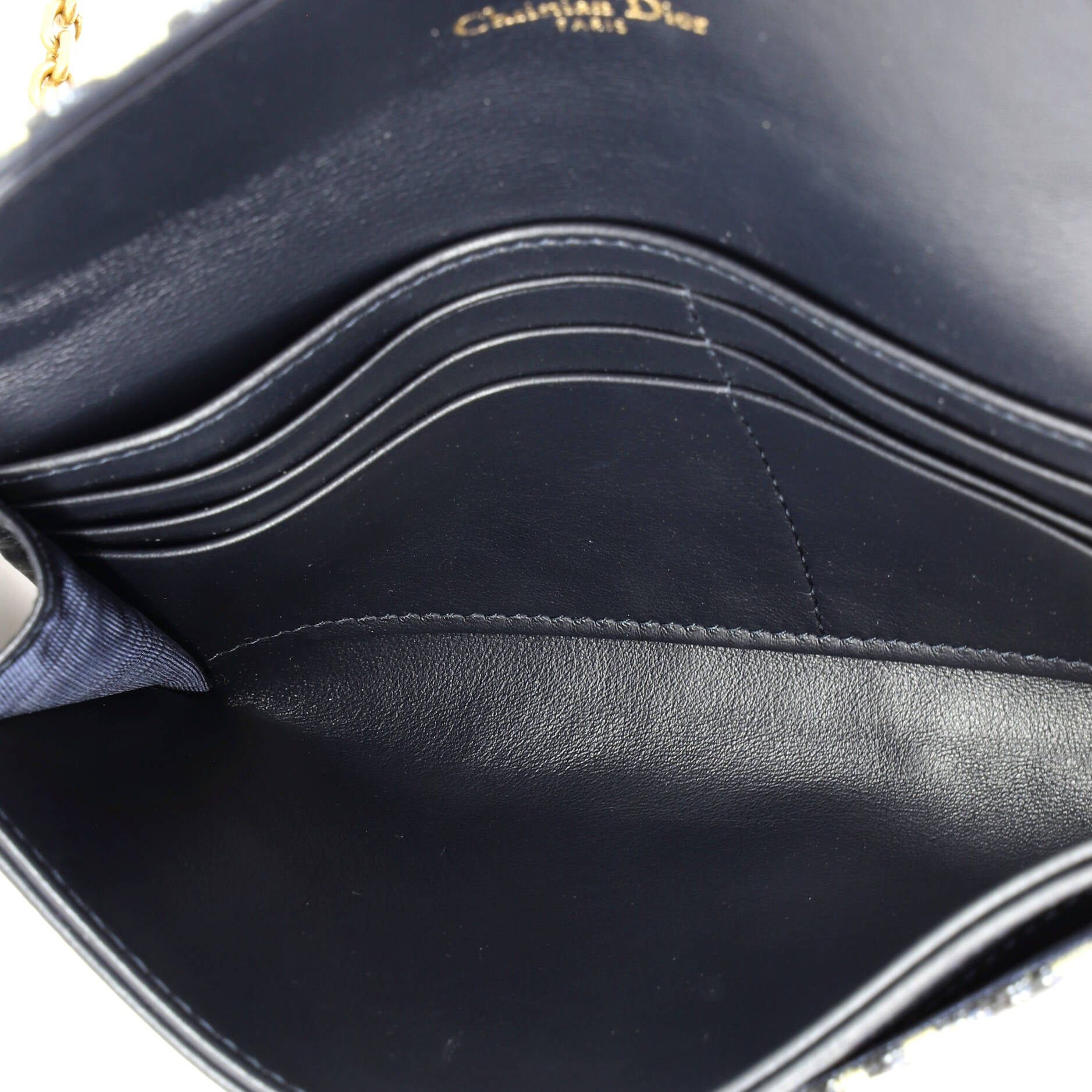 Dior Saddle Chain Wallet Size ONE SIZE - 6 Thumbnail
