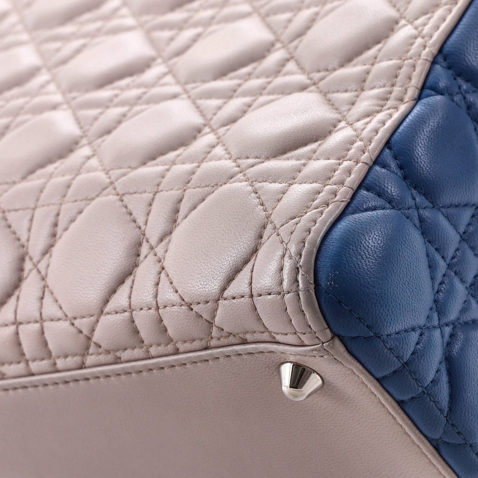 Dior Tricolor Lady Dior Bag Size ONE SIZE - 6 Thumbnail