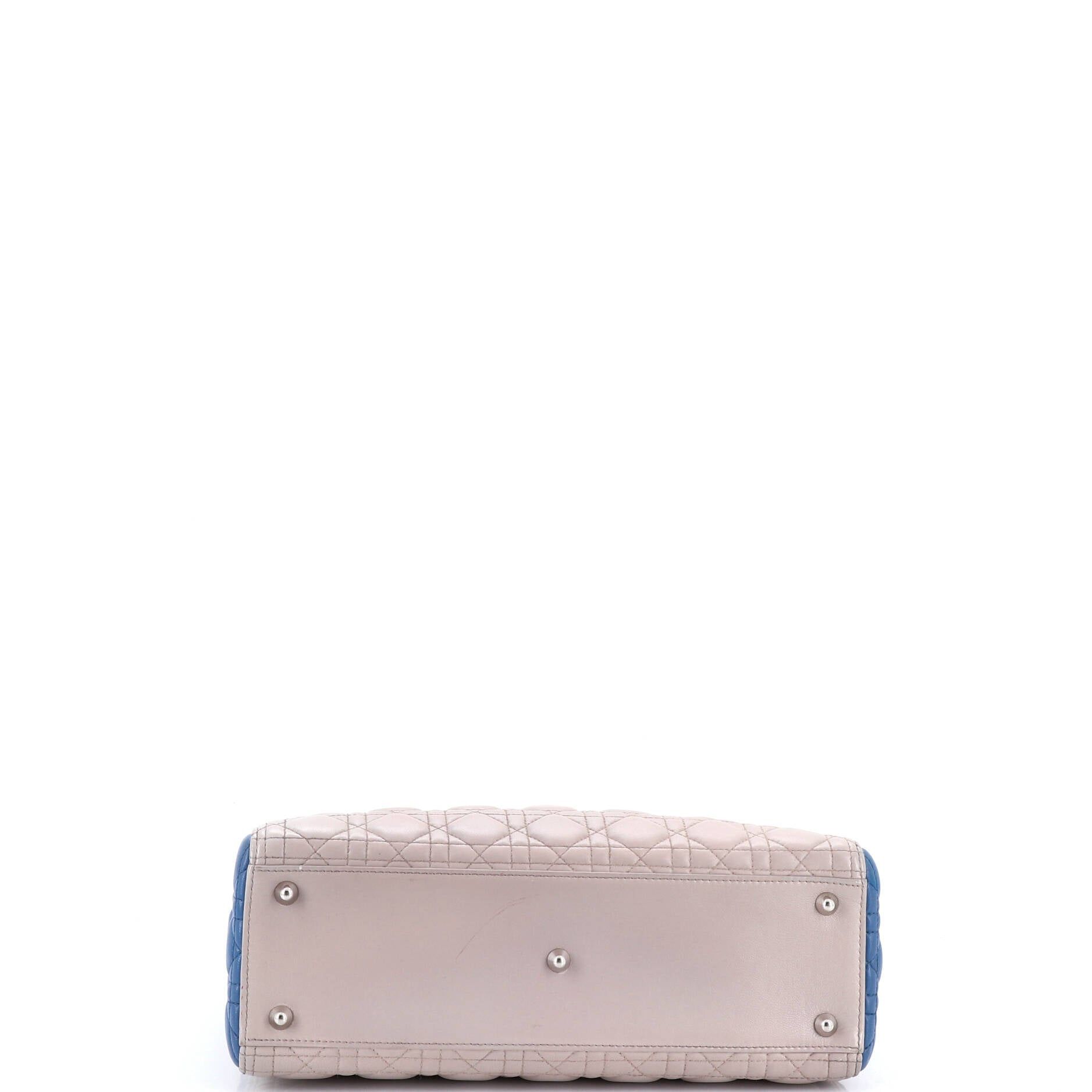 Dior Tricolor Lady Dior Bag Size ONE SIZE - 4 Thumbnail