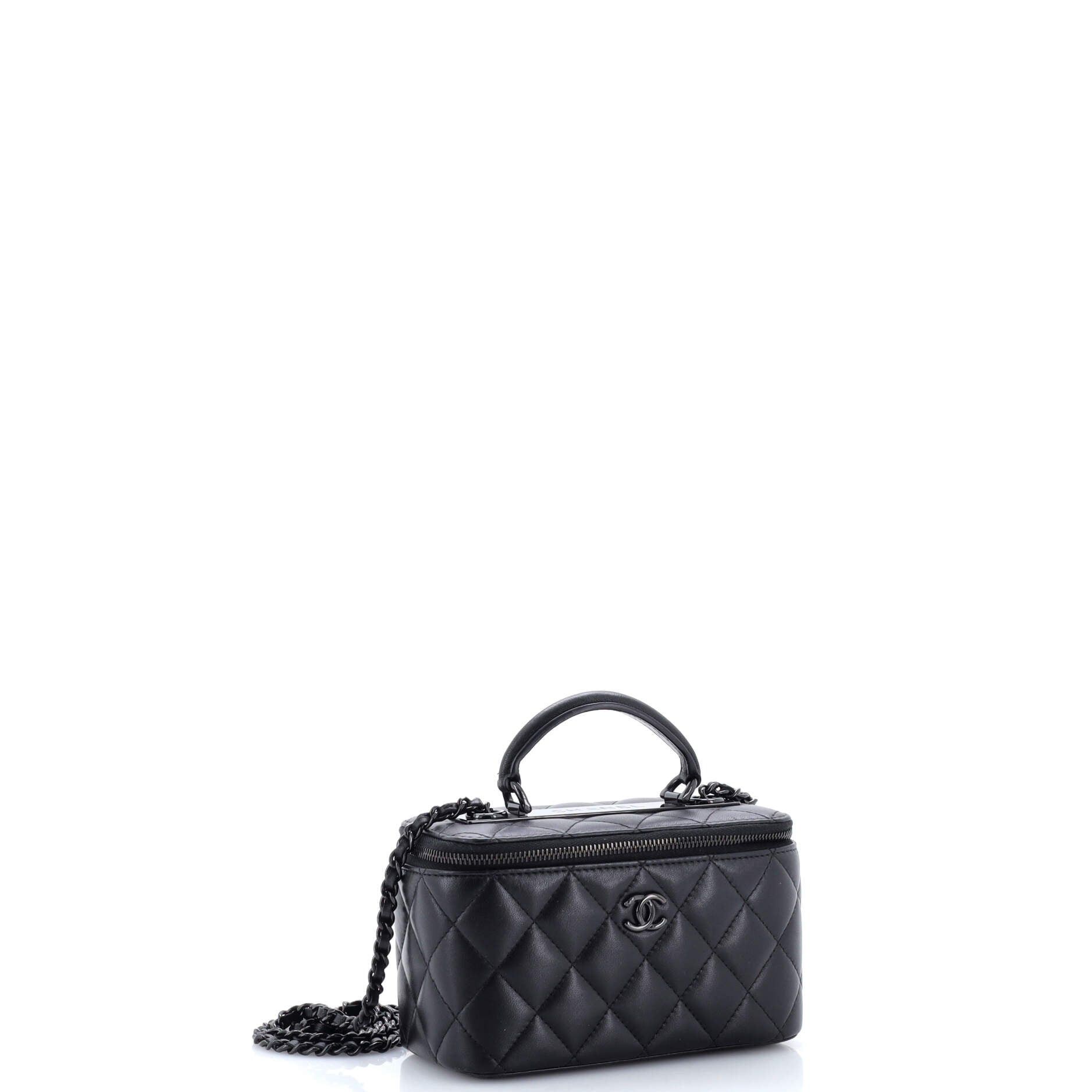 Chanel So Black Trendy CC Vanity Case with Chain Size ONE SIZE - 2 Thumbnail