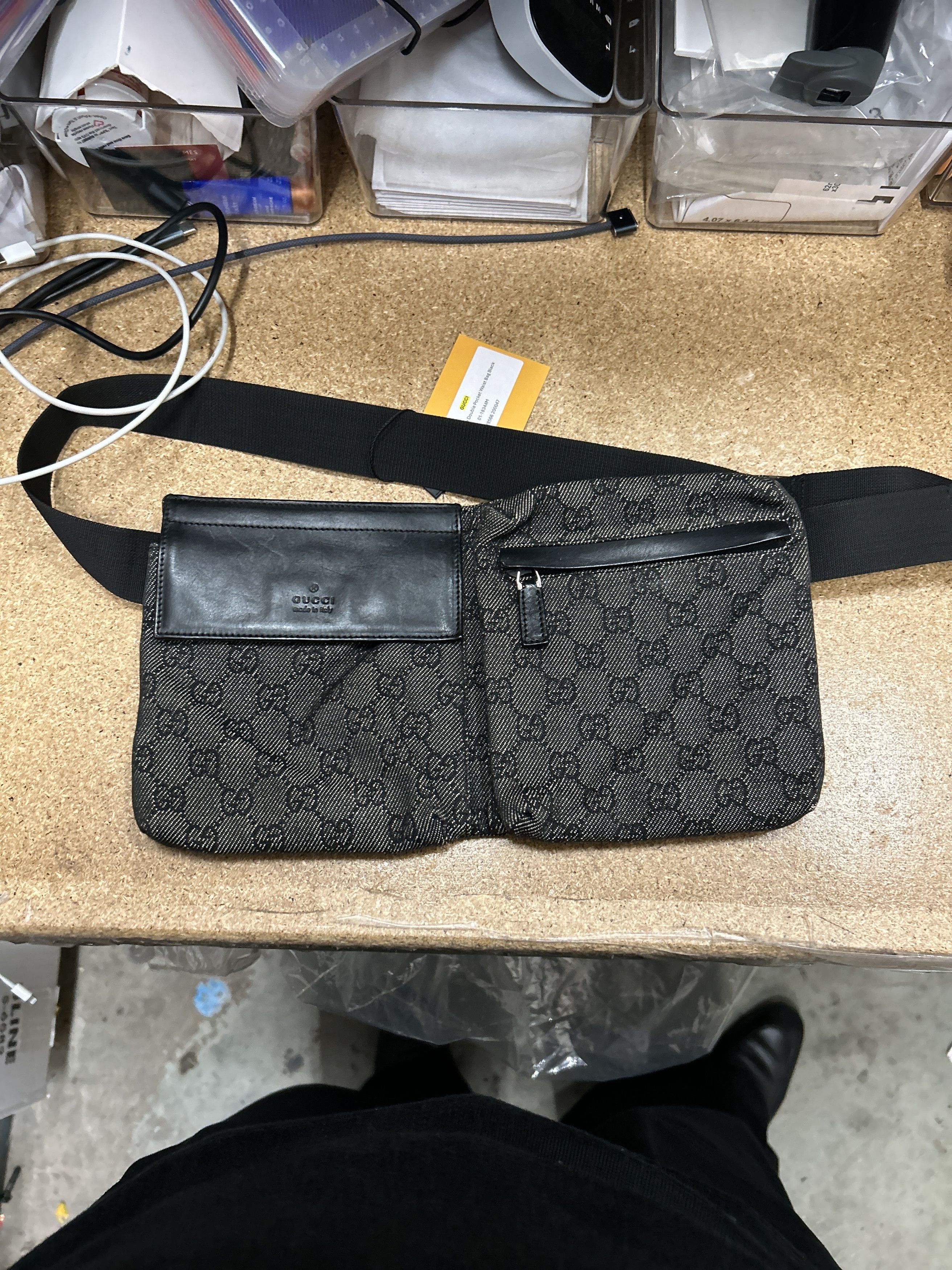 Gucci Vintage Double Belt Bag Size ONE SIZE - 8 Thumbnail
