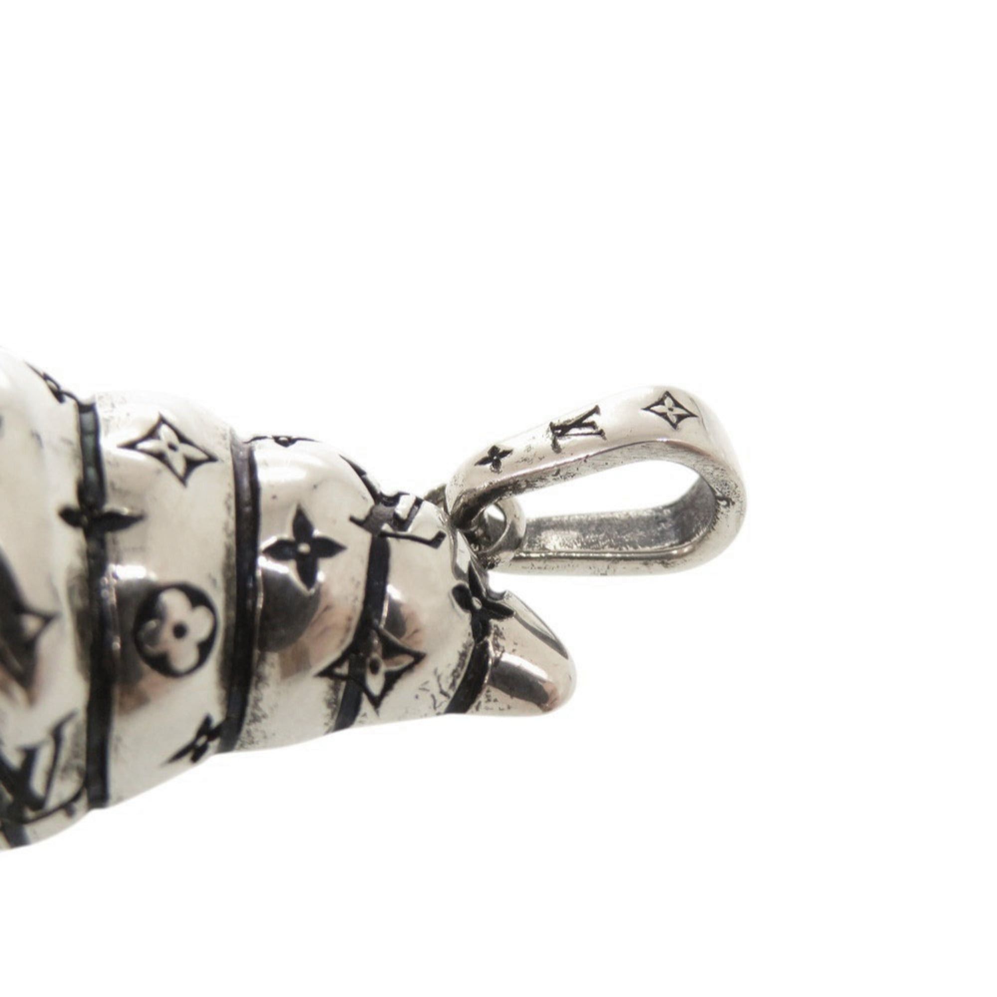 Louis Vuitton Excellent condition Louis Vuitton charm, LV Croissant Medium M03127, metal silver pendant top, 1225 LOUIS VUITTON Size ONE SIZE - 7 Thumbnail