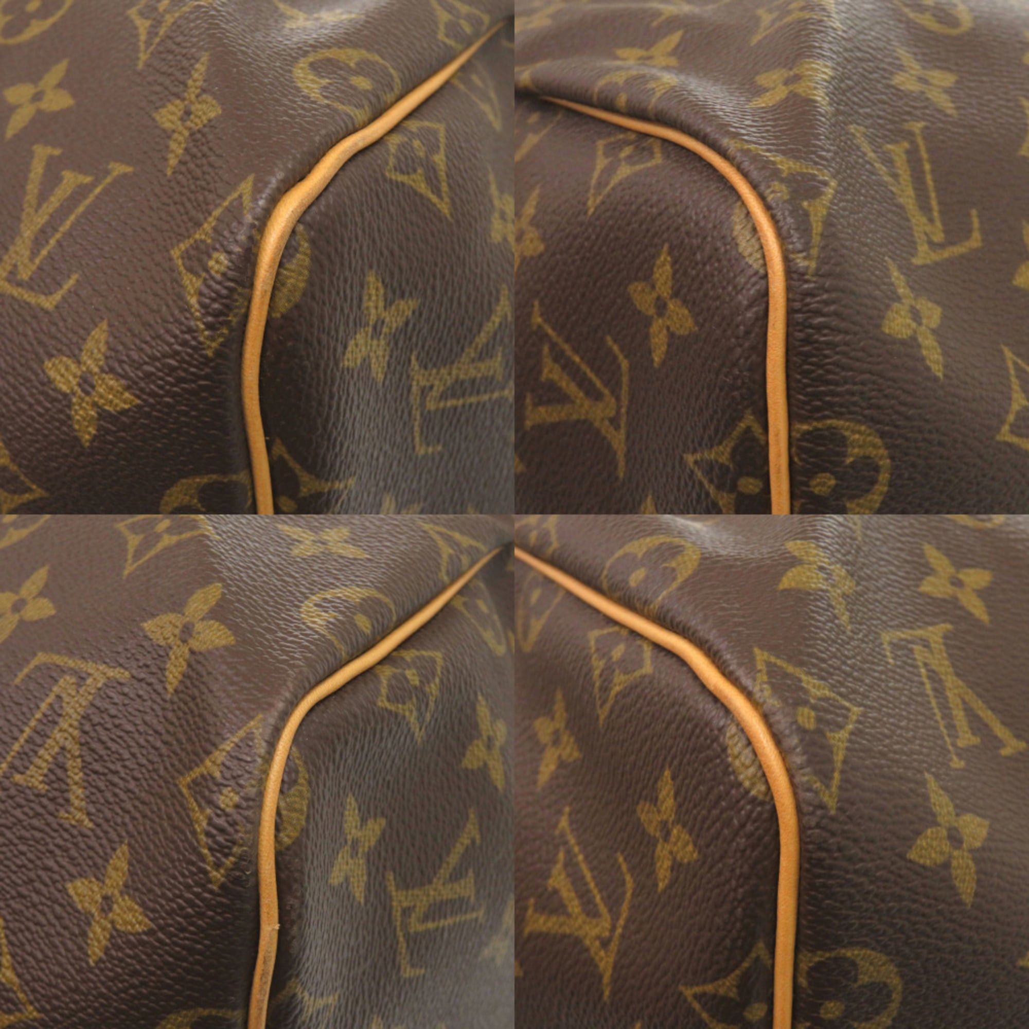 Louis Vuitton Excellent condition Louis Vuitton Keepall 55 Monogram M41424 Boston bag, canvas, brown, LV 0998, LOUIS VUITTON, men's. Size ONE SIZE - 4 Thumbnail