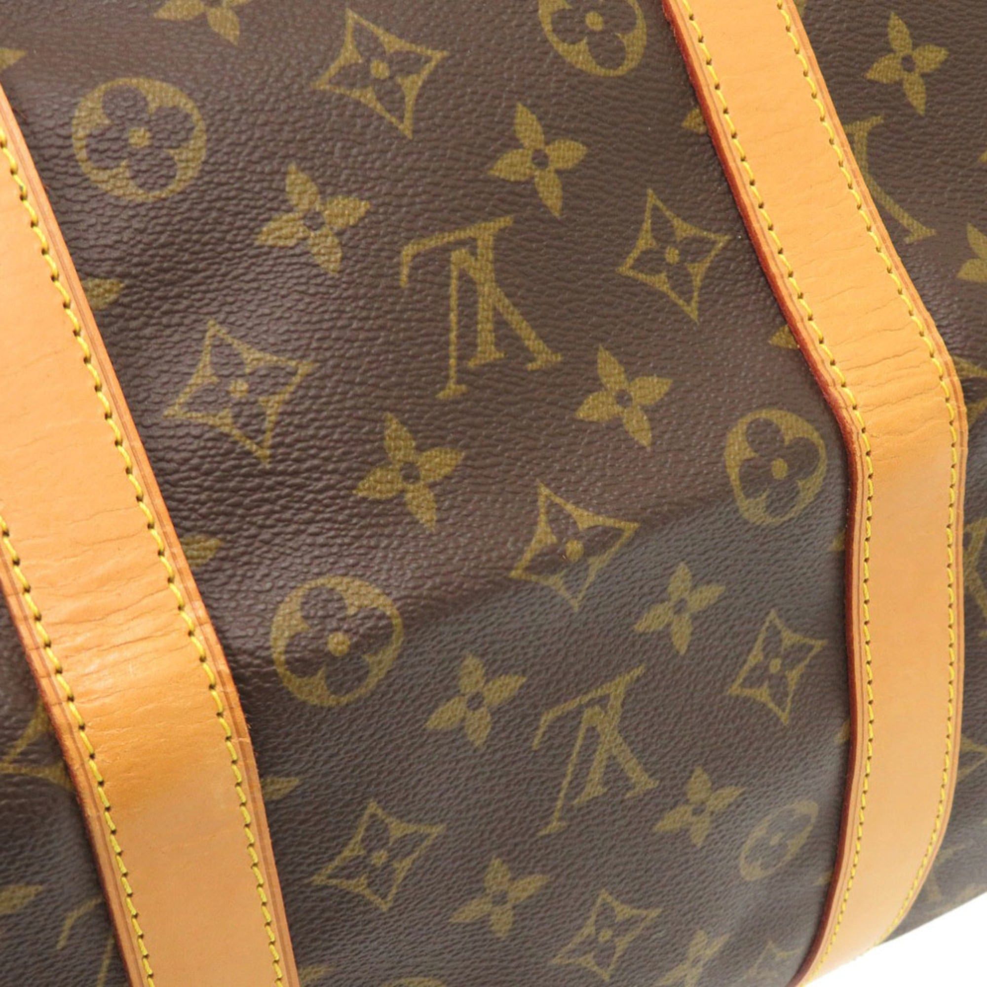 Louis Vuitton Excellent condition Louis Vuitton Keepall 55 Monogram M41424 Boston bag, canvas, brown, LV 0998, LOUIS VUITTON, men's. Size ONE SIZE - 9 Thumbnail