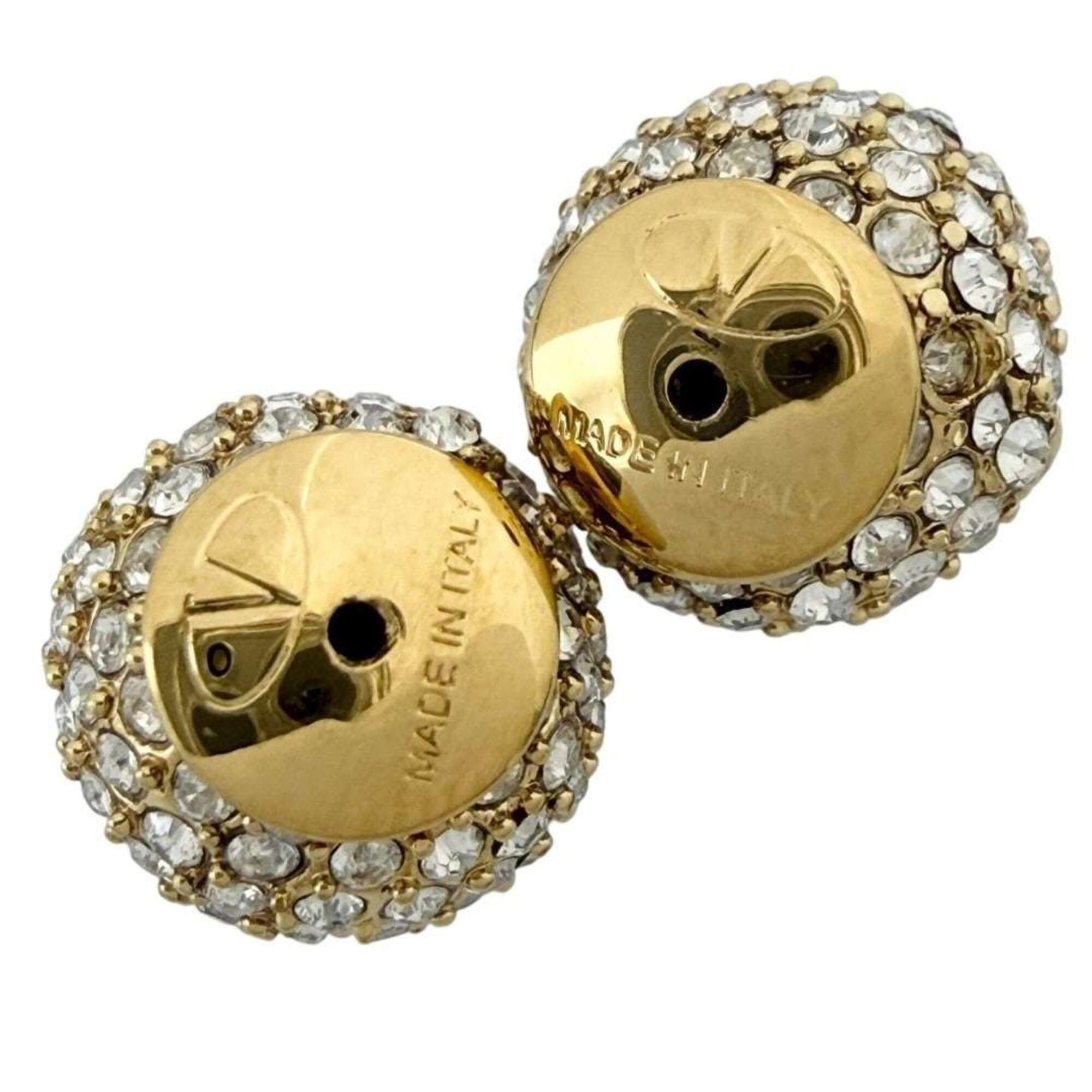 Valentino Valentino Women's V Logo Signature Earrings - Crystal Ball Size ONE SIZE - 8 Thumbnail