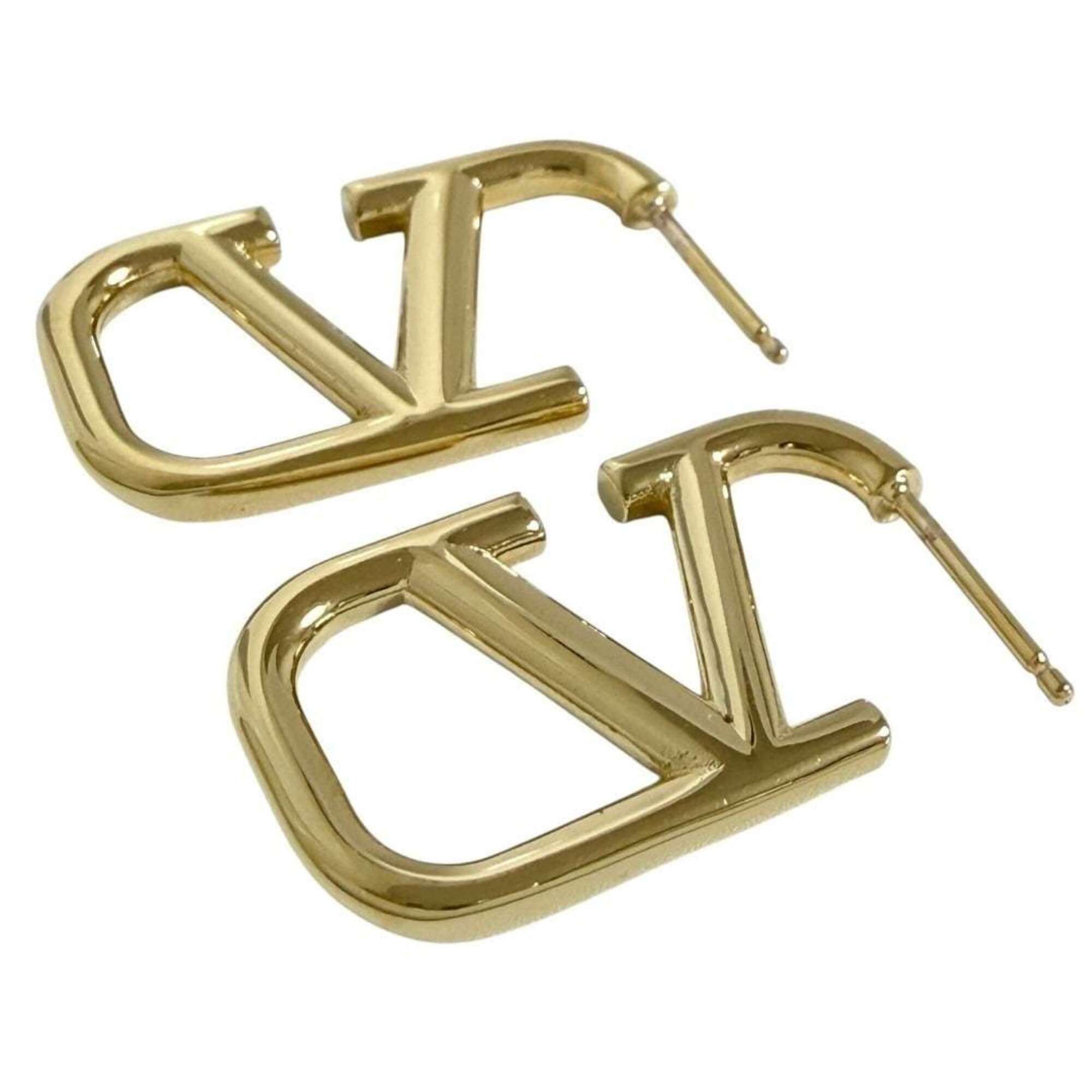 Valentino Valentino Women's V Logo Signature Earrings - Crystal Ball Size ONE SIZE - 4 Thumbnail