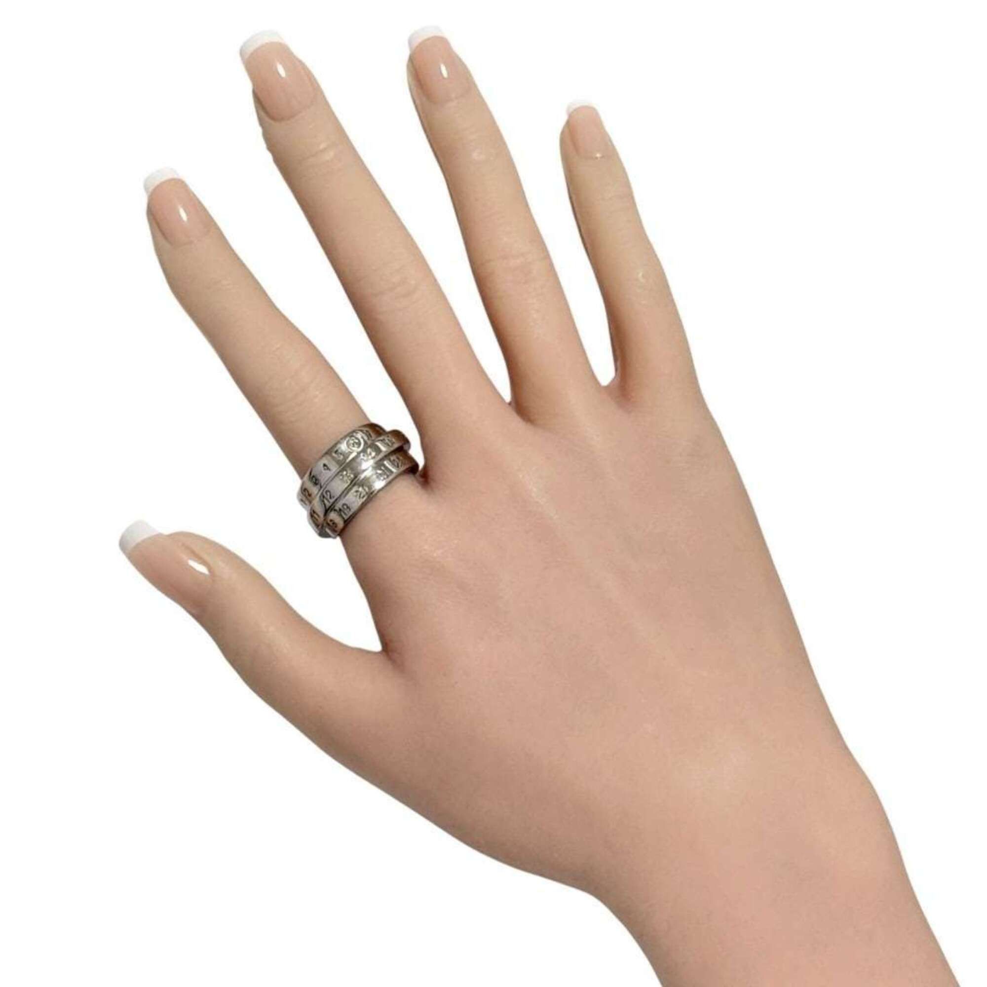 Maison Margiela Maison Margiela Men's Triple Logo Numeric Ring, Size 16 Size ONE SIZE - 8 Thumbnail
