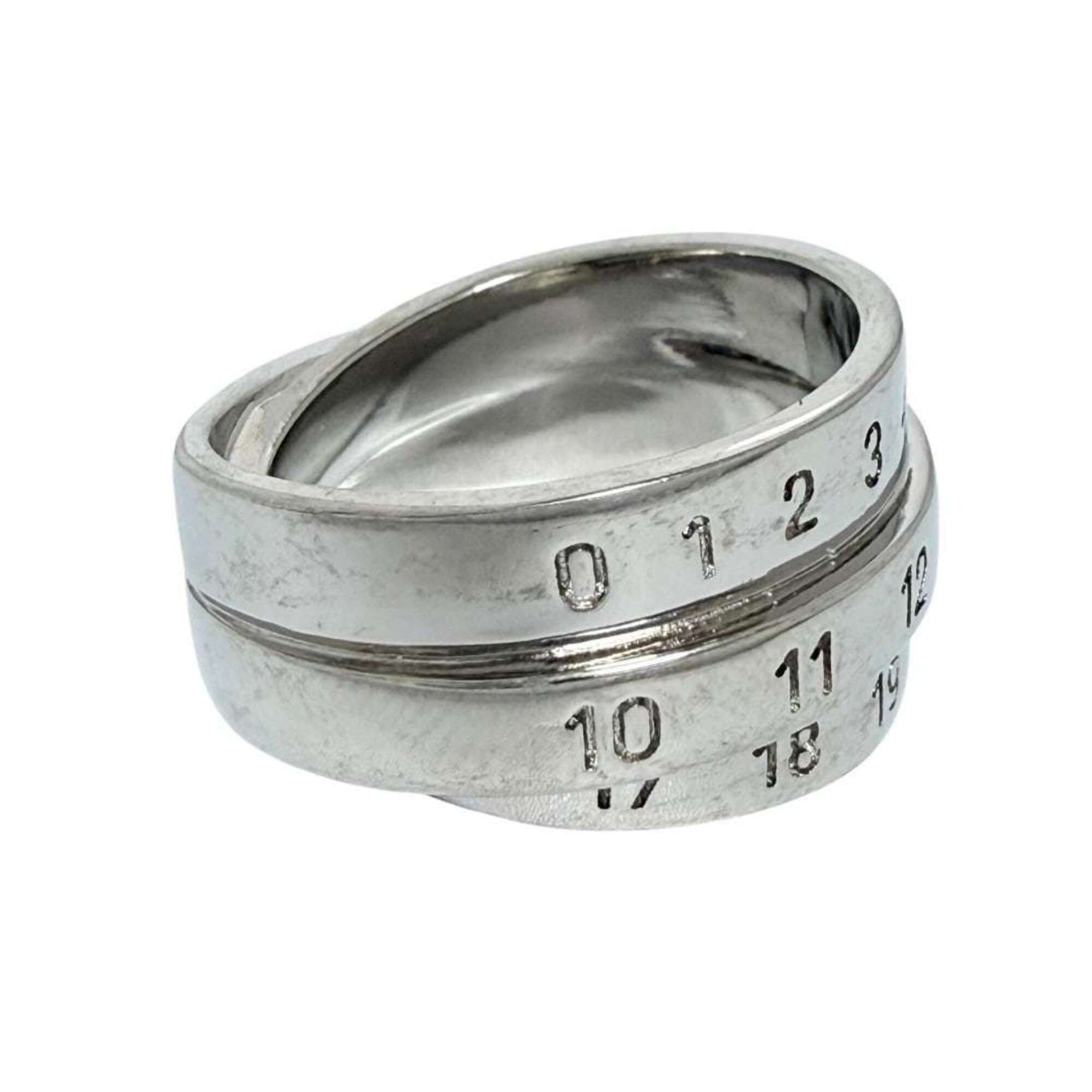 Maison Margiela Maison Margiela Men's Triple Logo Numeric Ring, Size 16 Size ONE SIZE - 4 Thumbnail