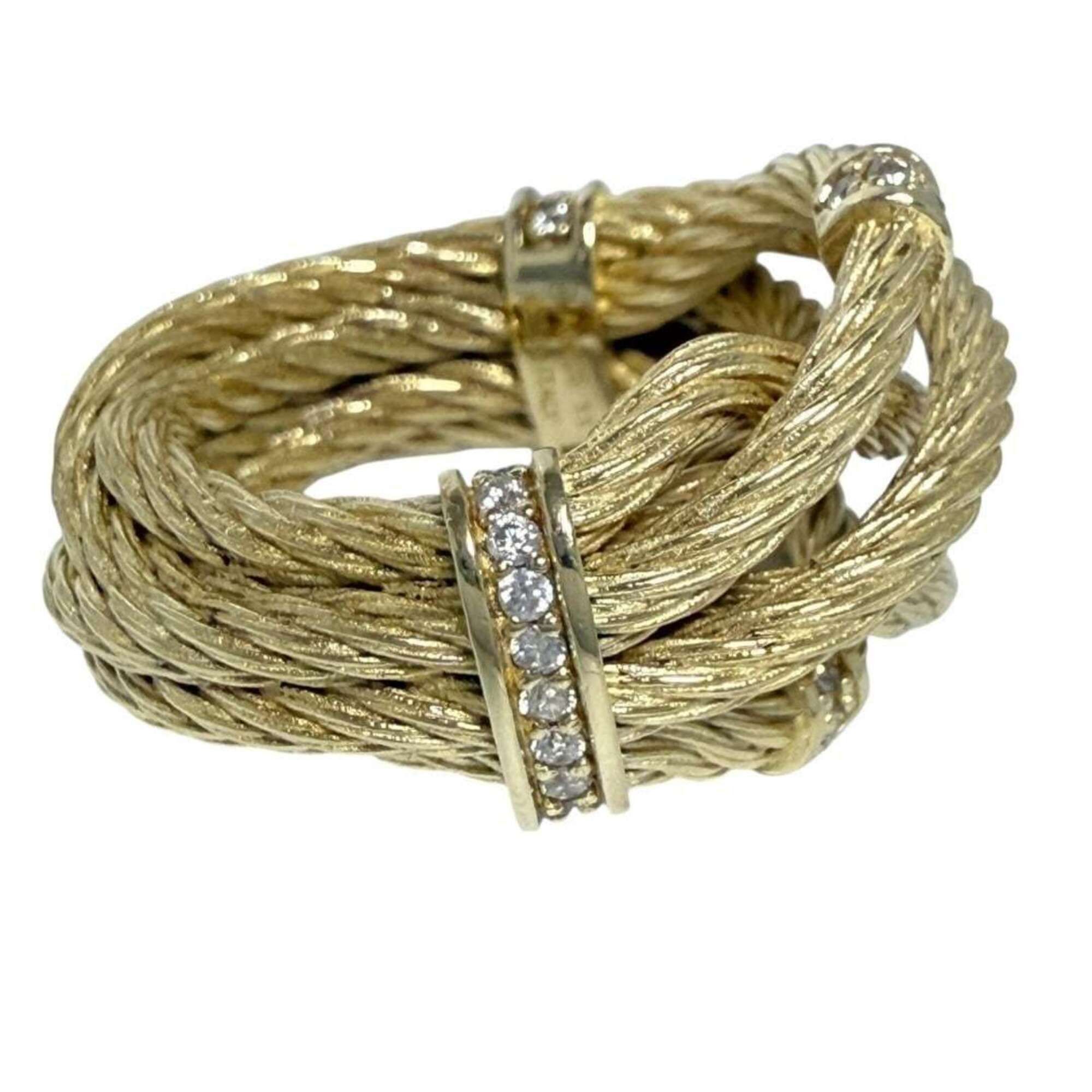 Bottega Veneta Bottega Veneta women's ring, sterling silver (925), gold color, size 12. Size ONE SIZE - 4 Thumbnail