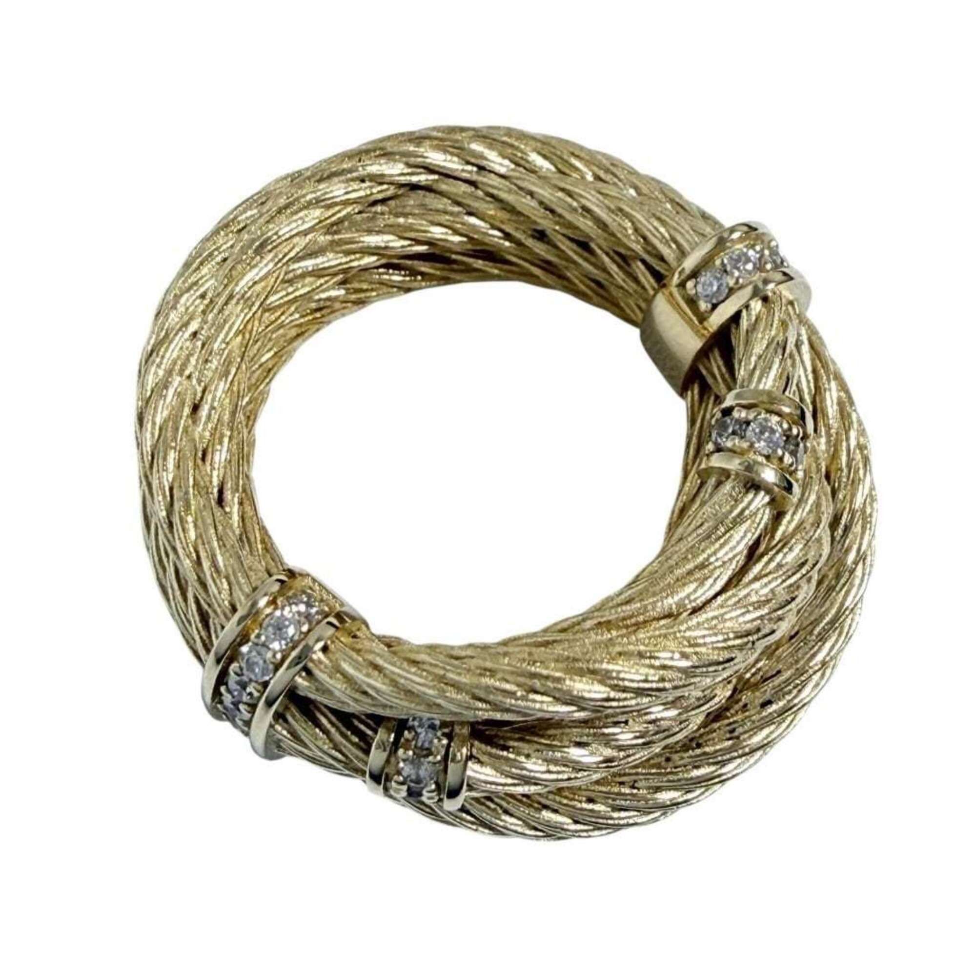 Bottega Veneta Bottega Veneta women's ring, sterling silver (925), gold color, size 12. Size ONE SIZE - 6 Thumbnail