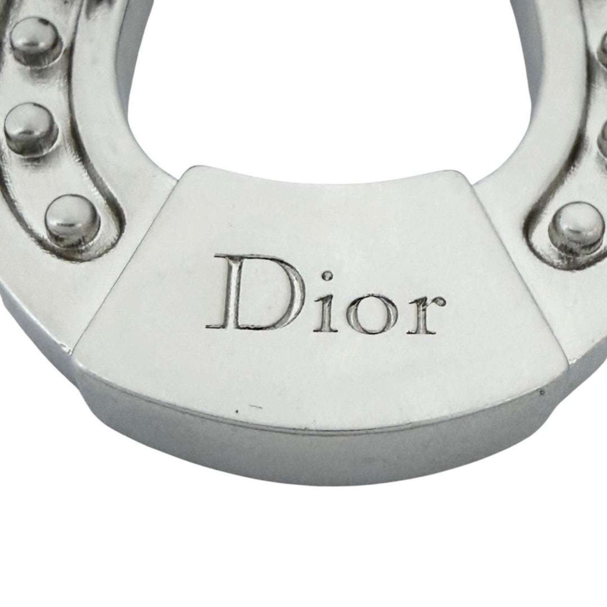 Dior Christian Dior Dior Men's Horseshoe Pin Brooch, Silver Color Size ONE SIZE - 7 Thumbnail
