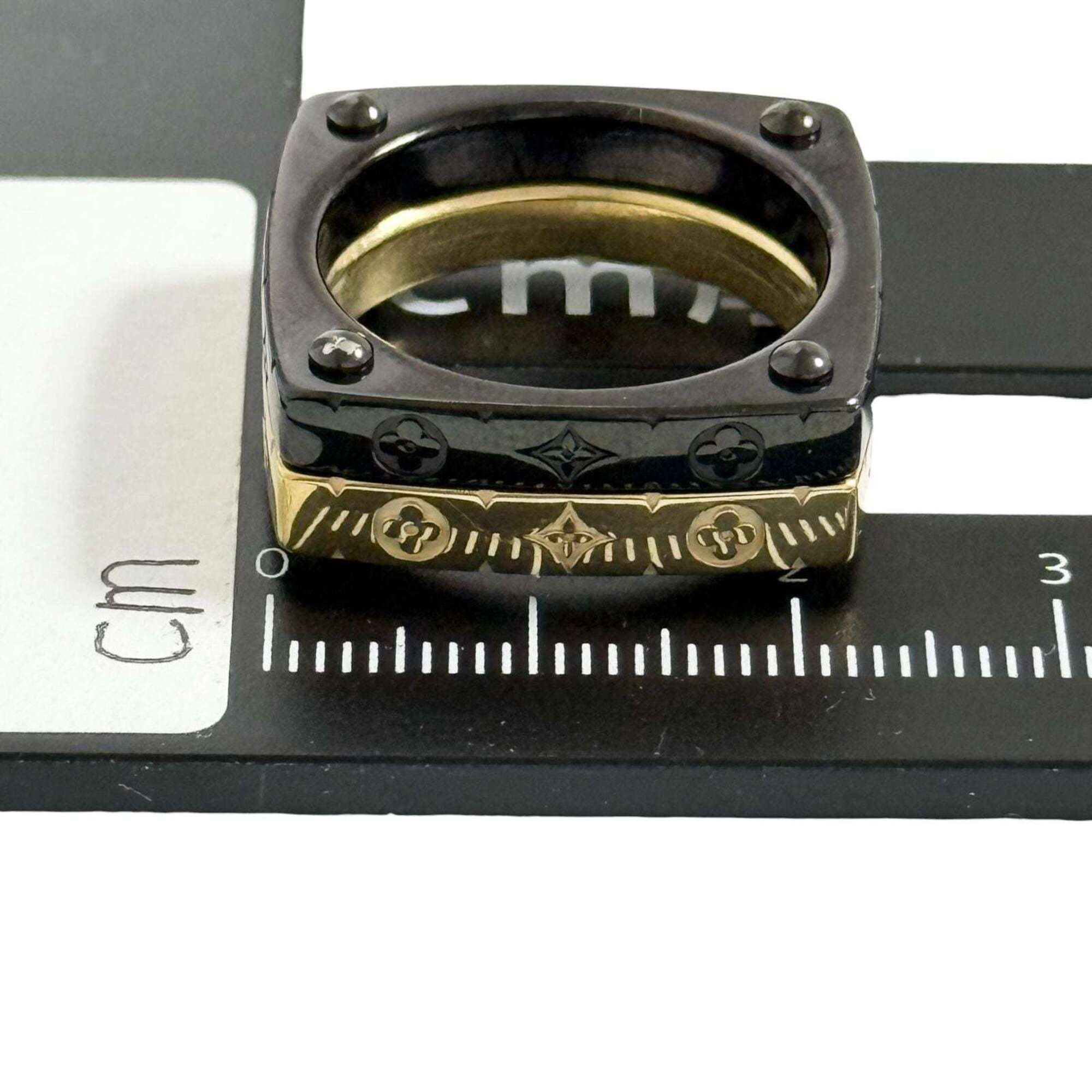 Louis Vuitton Louis Vuitton Men's Ring, Monogram Bold Set, Size 21 Size ONE SIZE - 8 Thumbnail