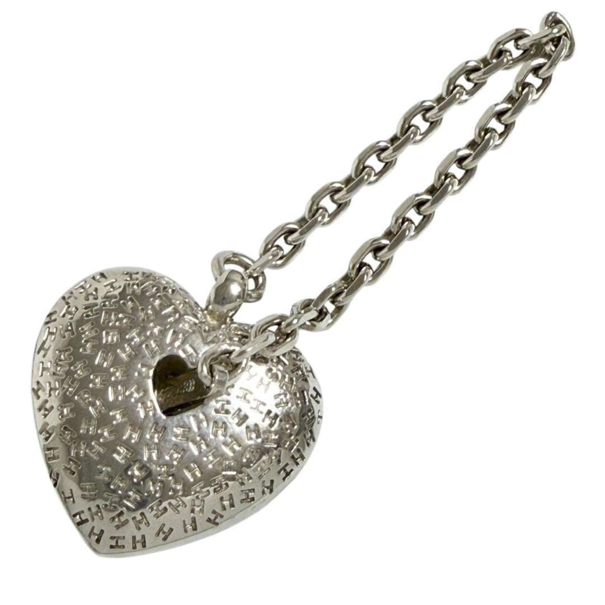 Hermes Hermes Women's Bag Charm, Sterling Silver (925), Heart Size ONE SIZE - 3 Thumbnail