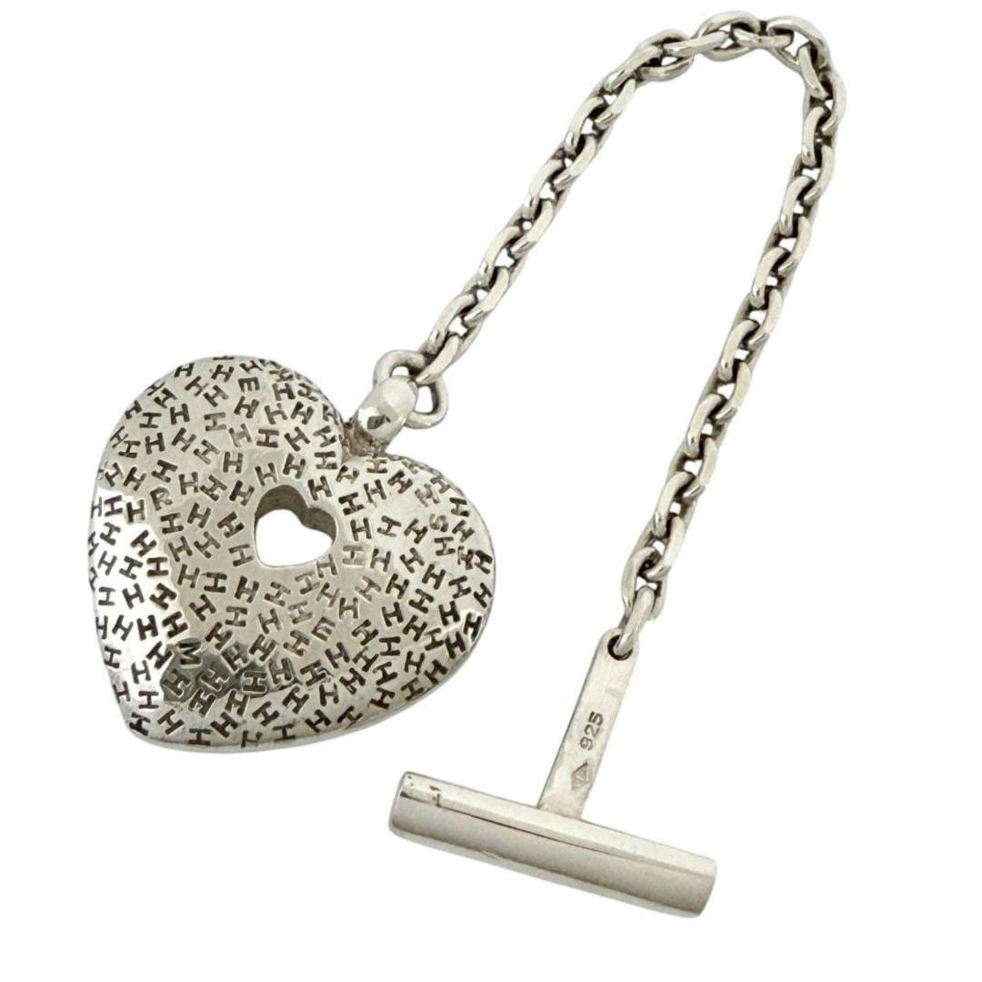 Hermes Hermes Women's Bag Charm, Sterling Silver (925), Heart Size ONE SIZE - 2 Thumbnail