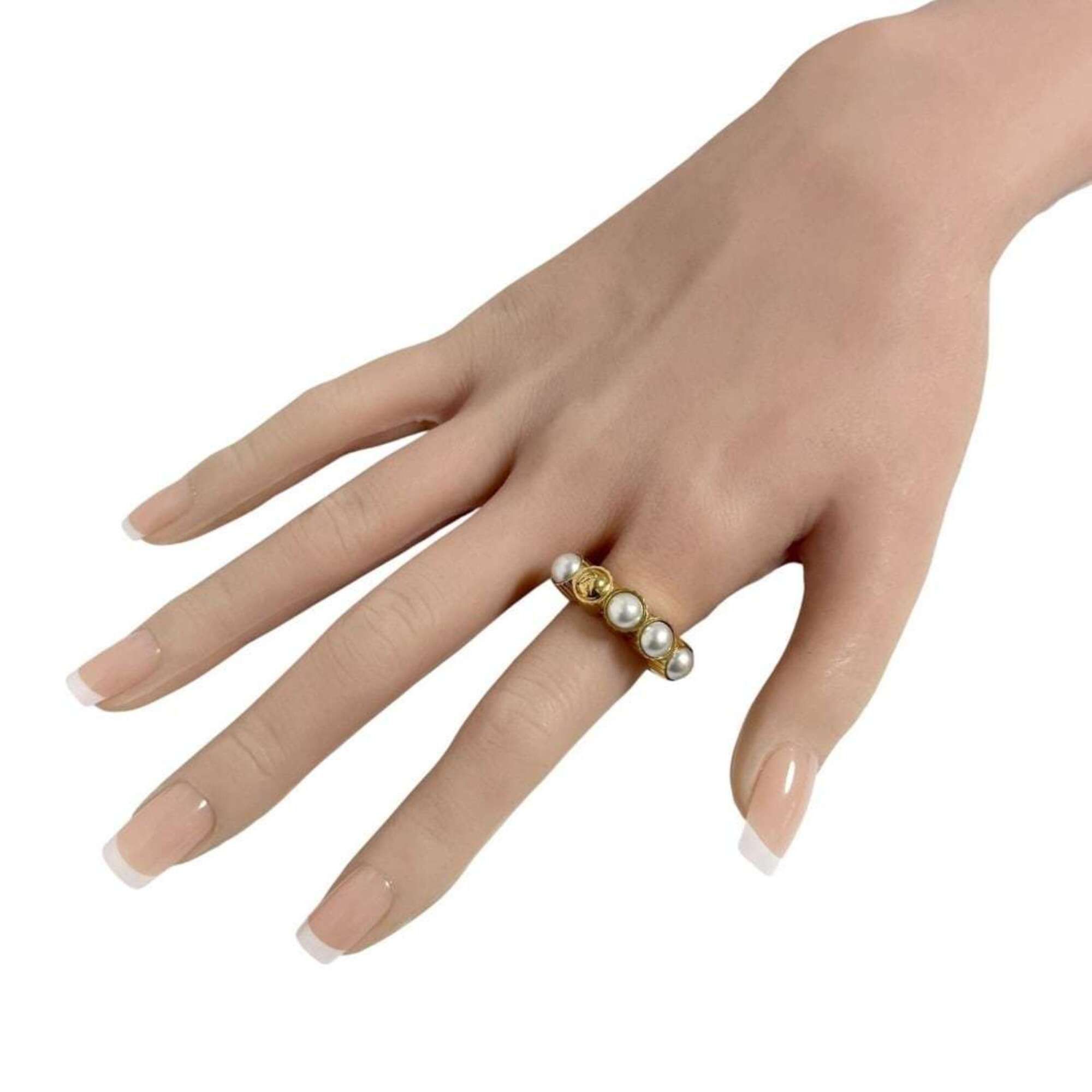 Louis Vuitton Louis Vuitton Men's LV Dynasty Ring, Size L (21-22) Size ONE SIZE - 9 Thumbnail