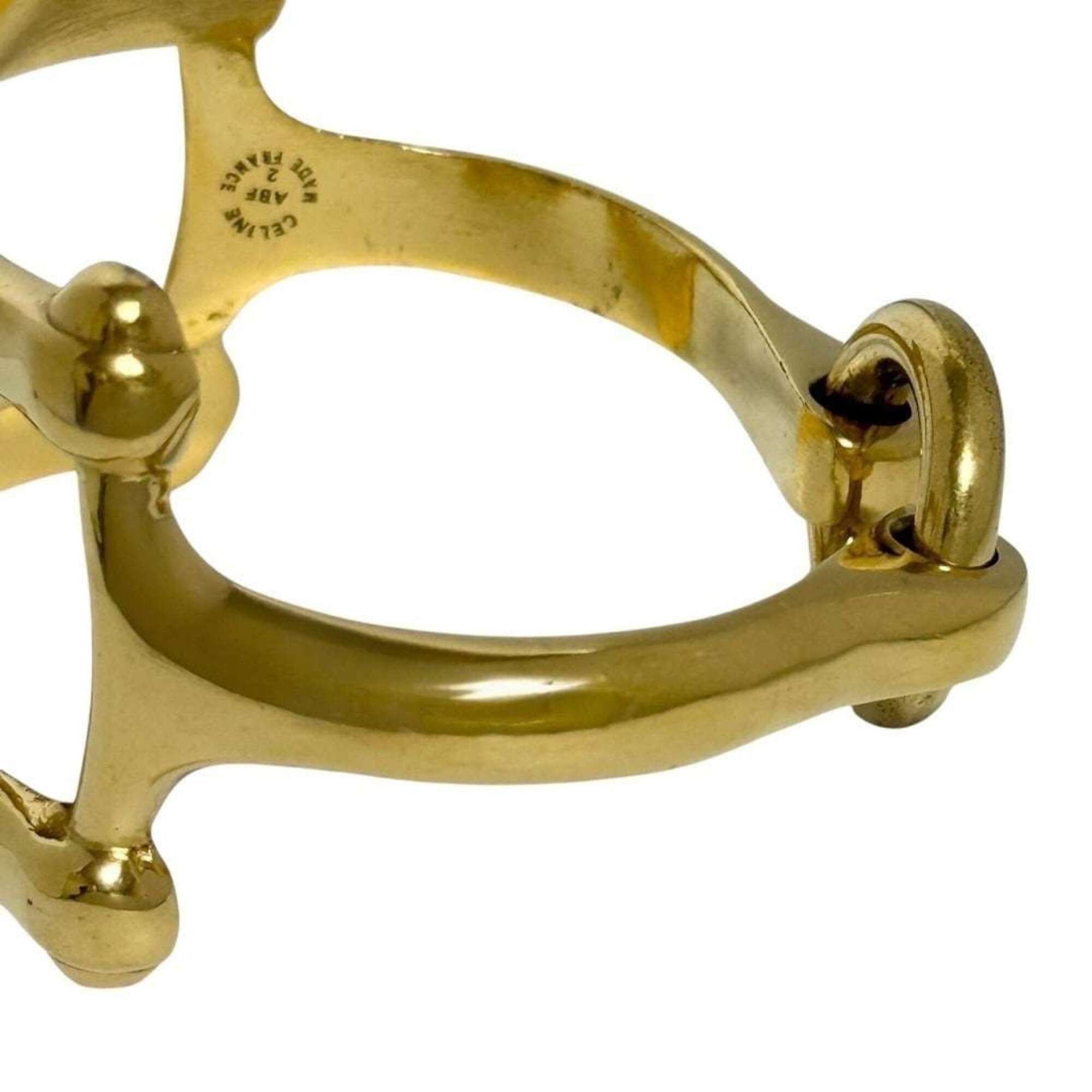 Celine Celine Women's/Men's Horsebit Bracelet, Gold Color Size ONE SIZE - 4 Thumbnail