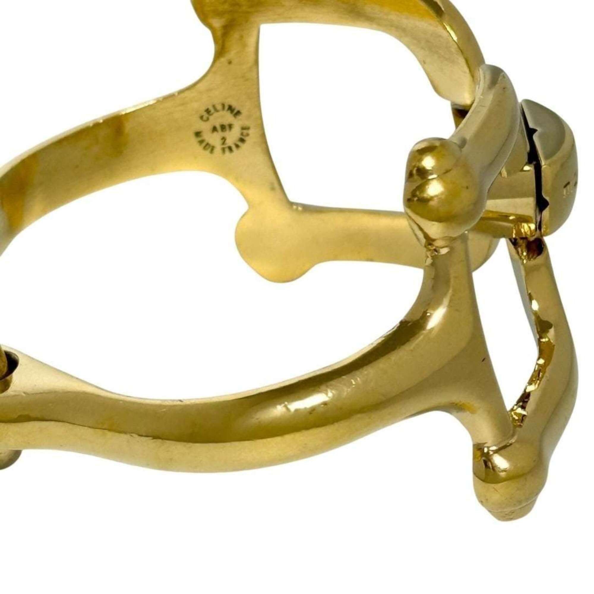 Celine Celine Women's/Men's Horsebit Bracelet, Gold Color Size ONE SIZE - 3 Thumbnail