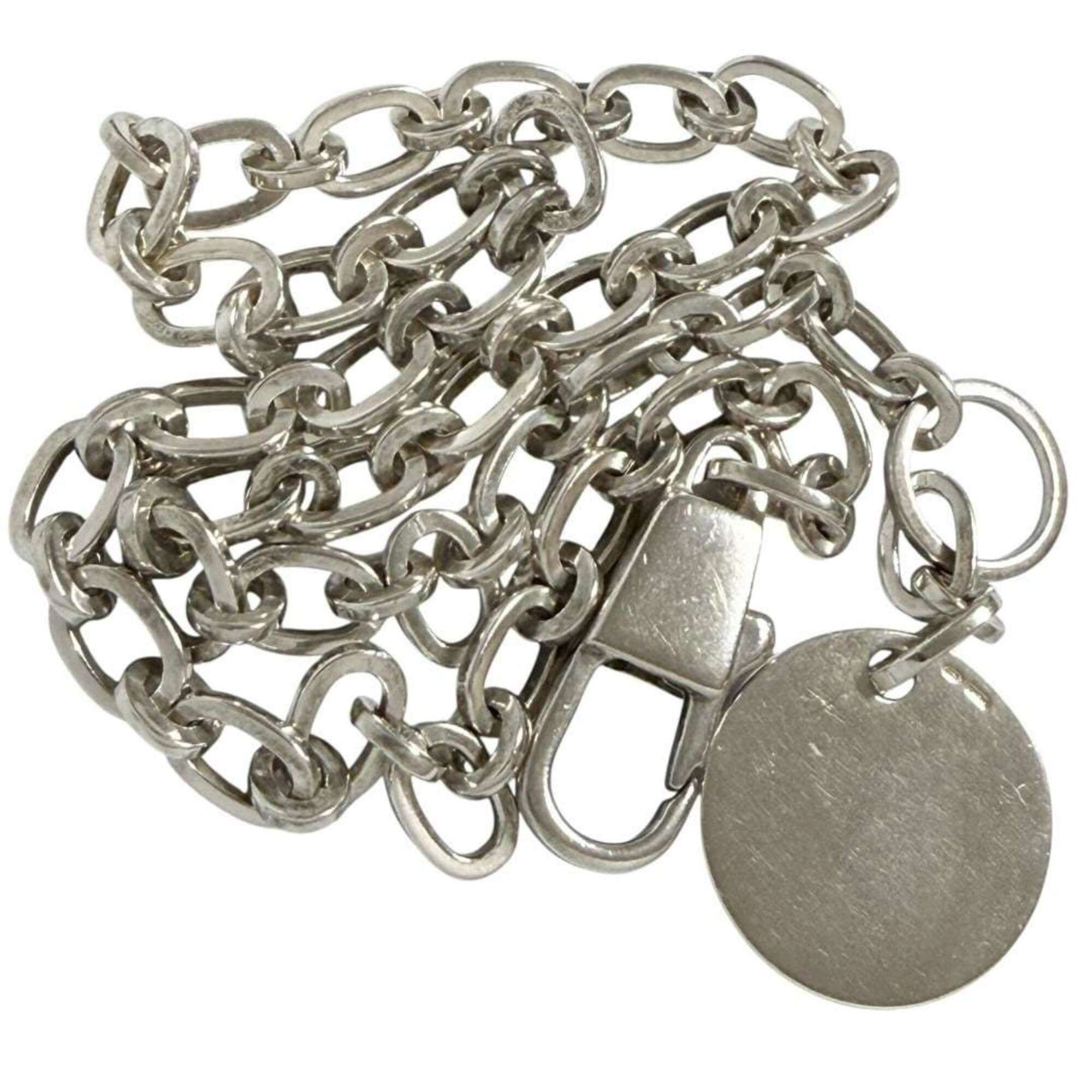 Gucci Gucci unisex pendant necklace, 41cm, sterling silver (925). Size ONE SIZE - 6 Thumbnail