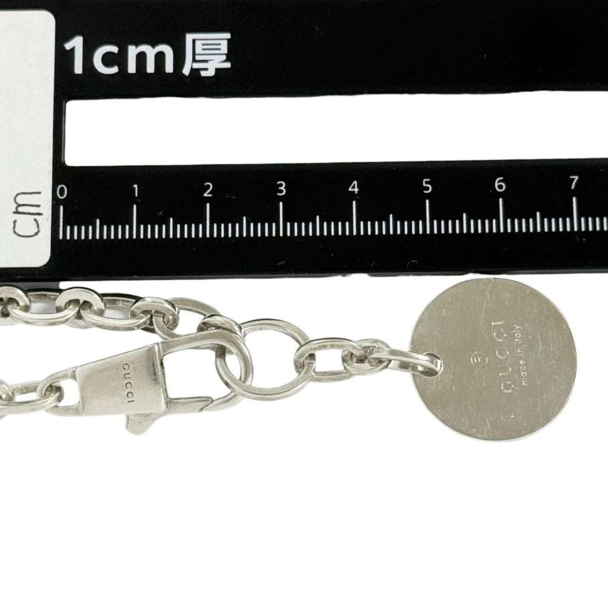 Gucci Gucci unisex pendant necklace, 41cm, sterling silver (925). Size ONE SIZE - 9 Thumbnail