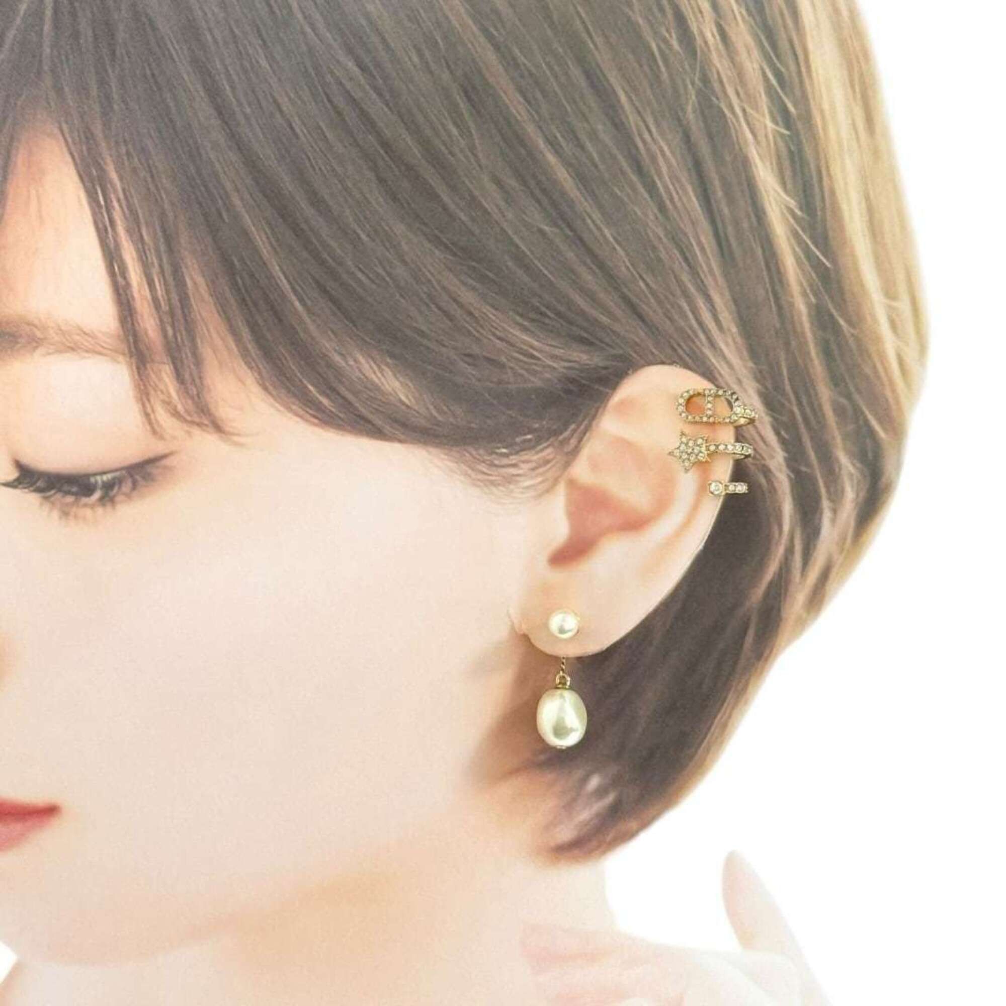 Dior Christian Dior Dior Women's Single Ear Cuff Earring (Left Ear) Size ONE SIZE - 10 Thumbnail