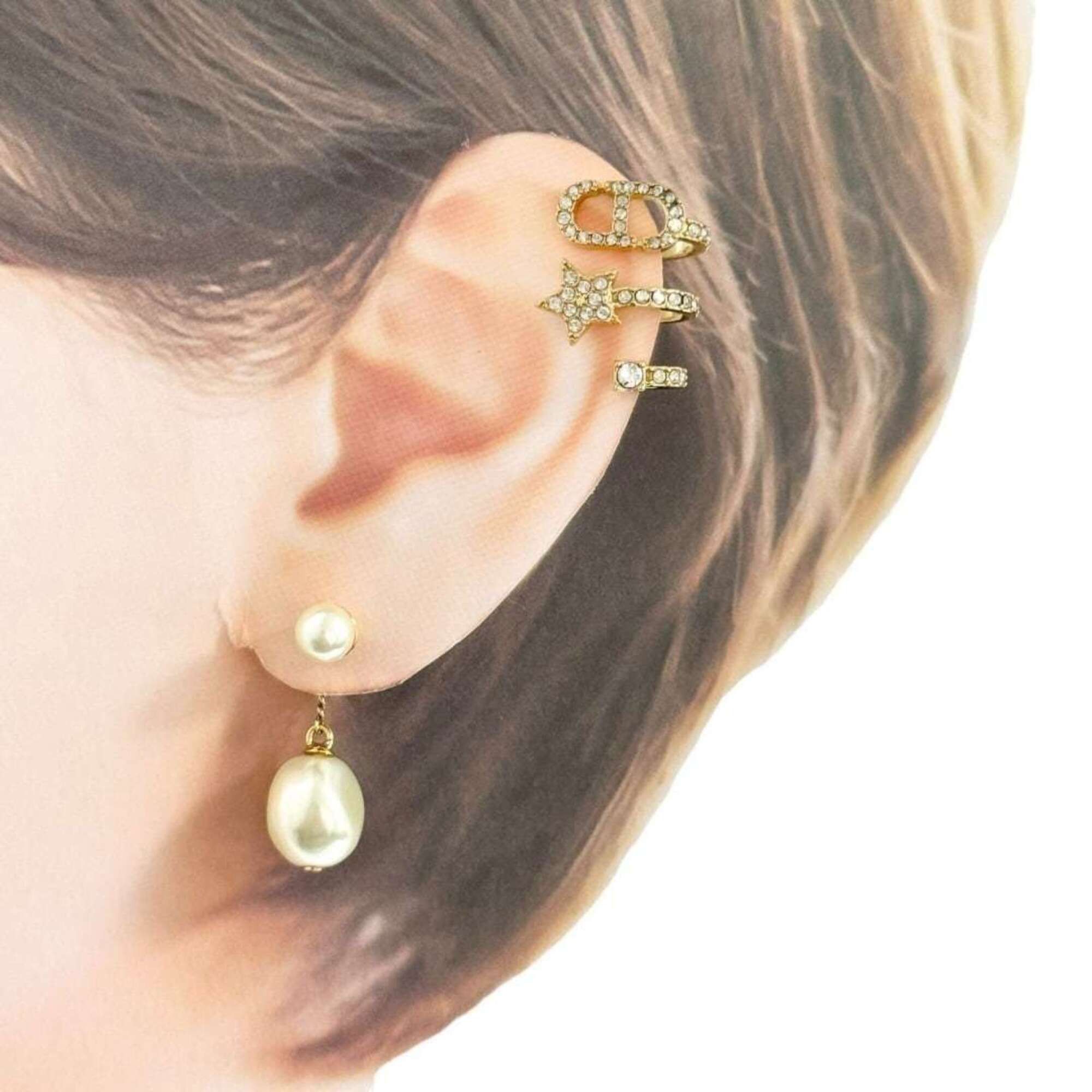 Dior Christian Dior Dior Women's Single Ear Cuff Earring (Left Ear) Size ONE SIZE - 9 Thumbnail
